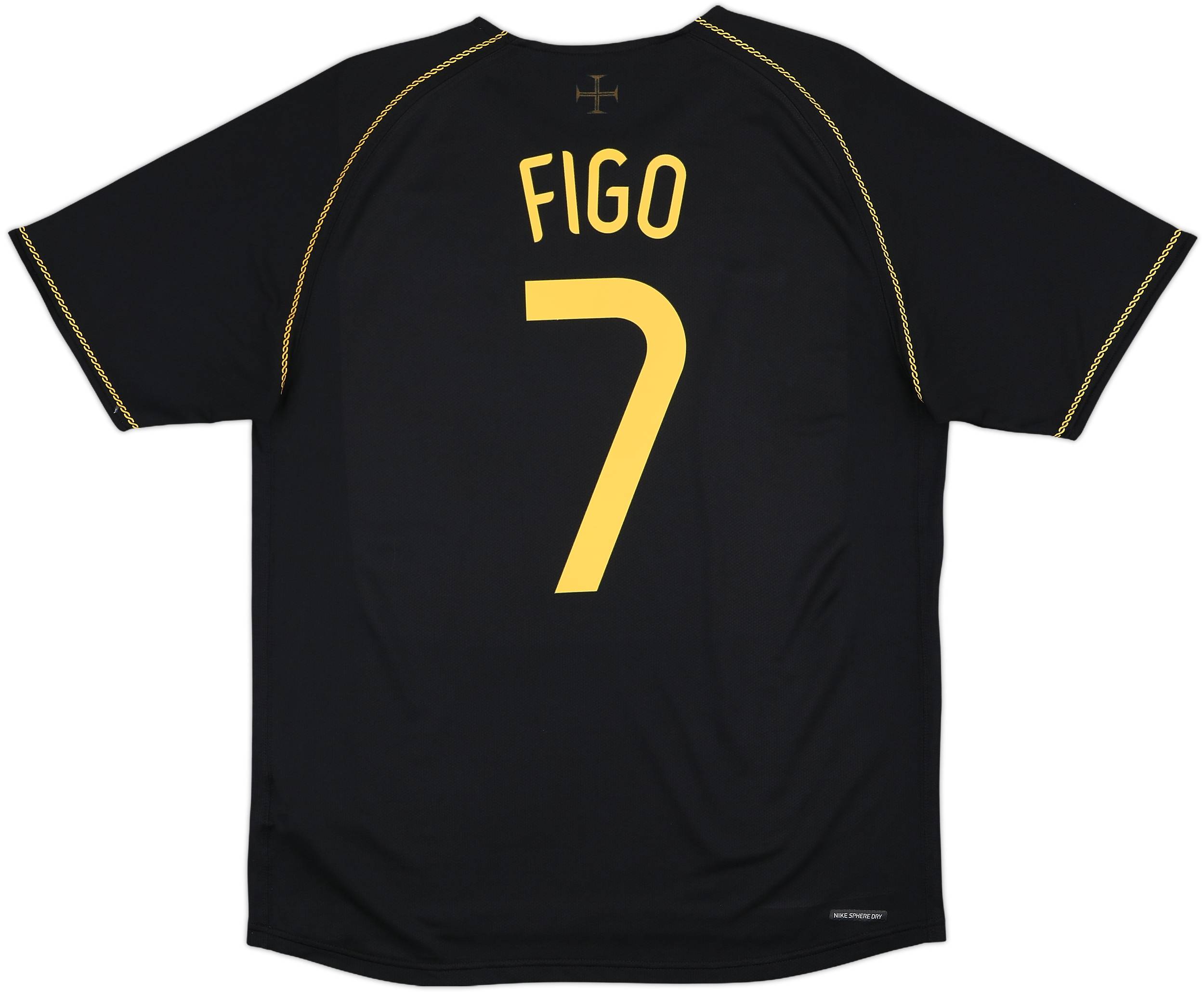 2006-07 Portugal Away Shirt Figo #7 - 8/10 - (L)