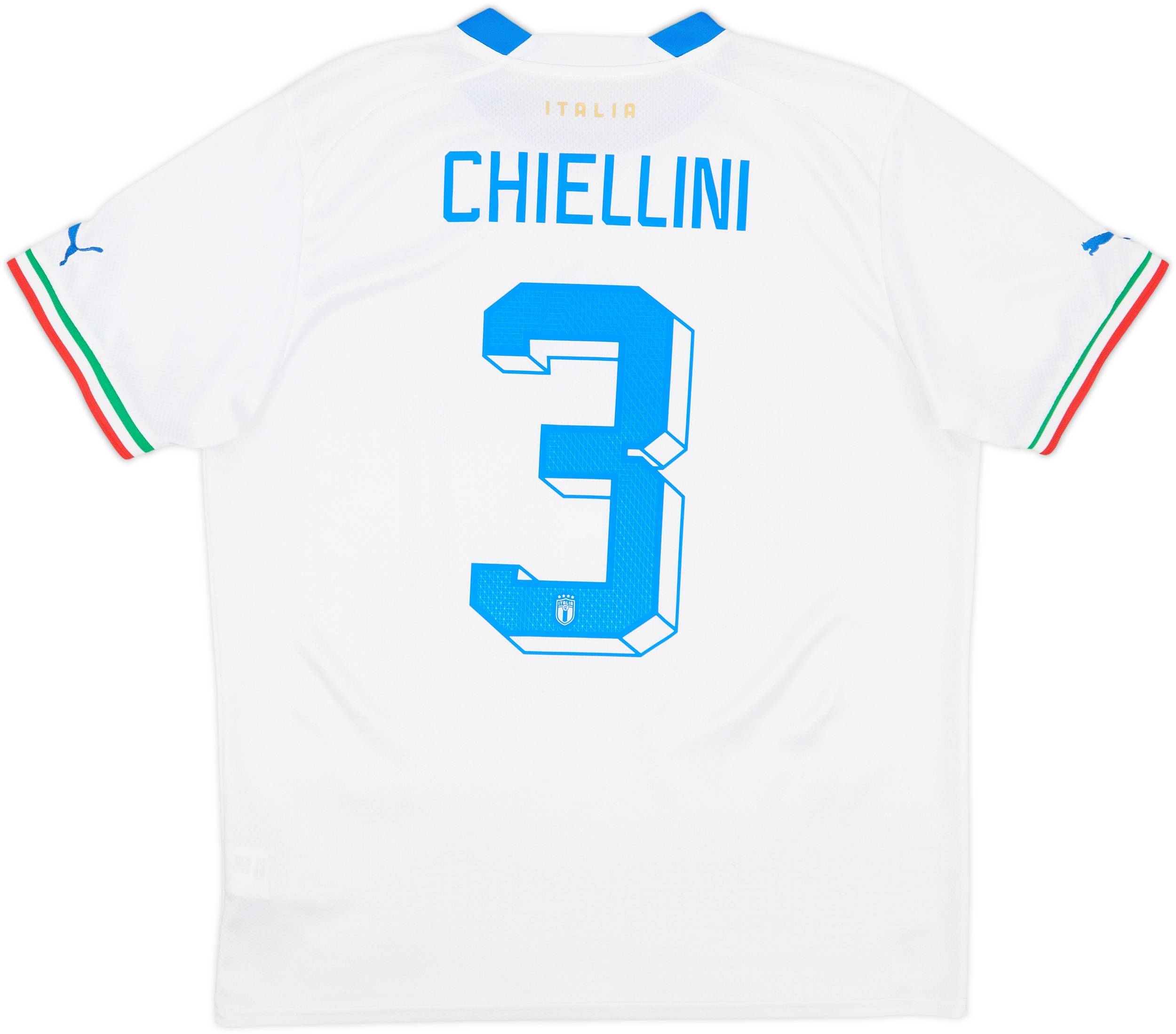 2022-23 Italy Away Shirt Chiellini #3 - 9/10 - (L)