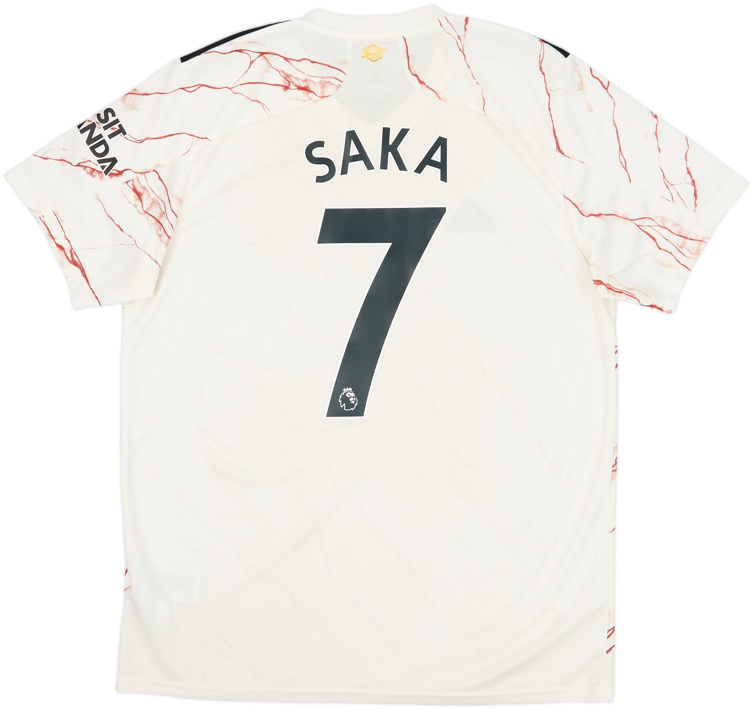 2020-21 Arsenal Away Shirt Saka #7 - 7/10 - (L)