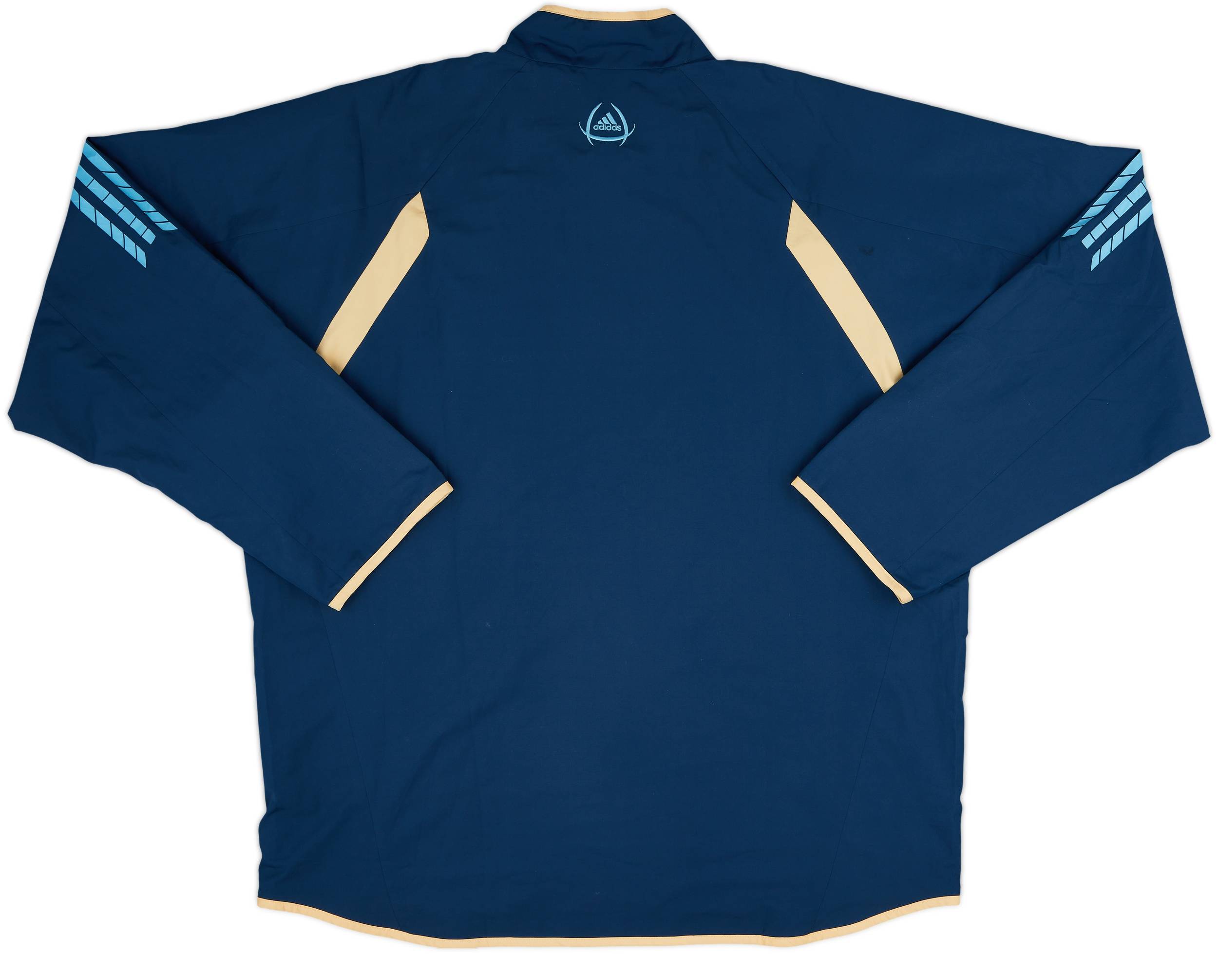 2005-06 Olympique Marseille adidas 1/4 Zip Drill Top - 9/10