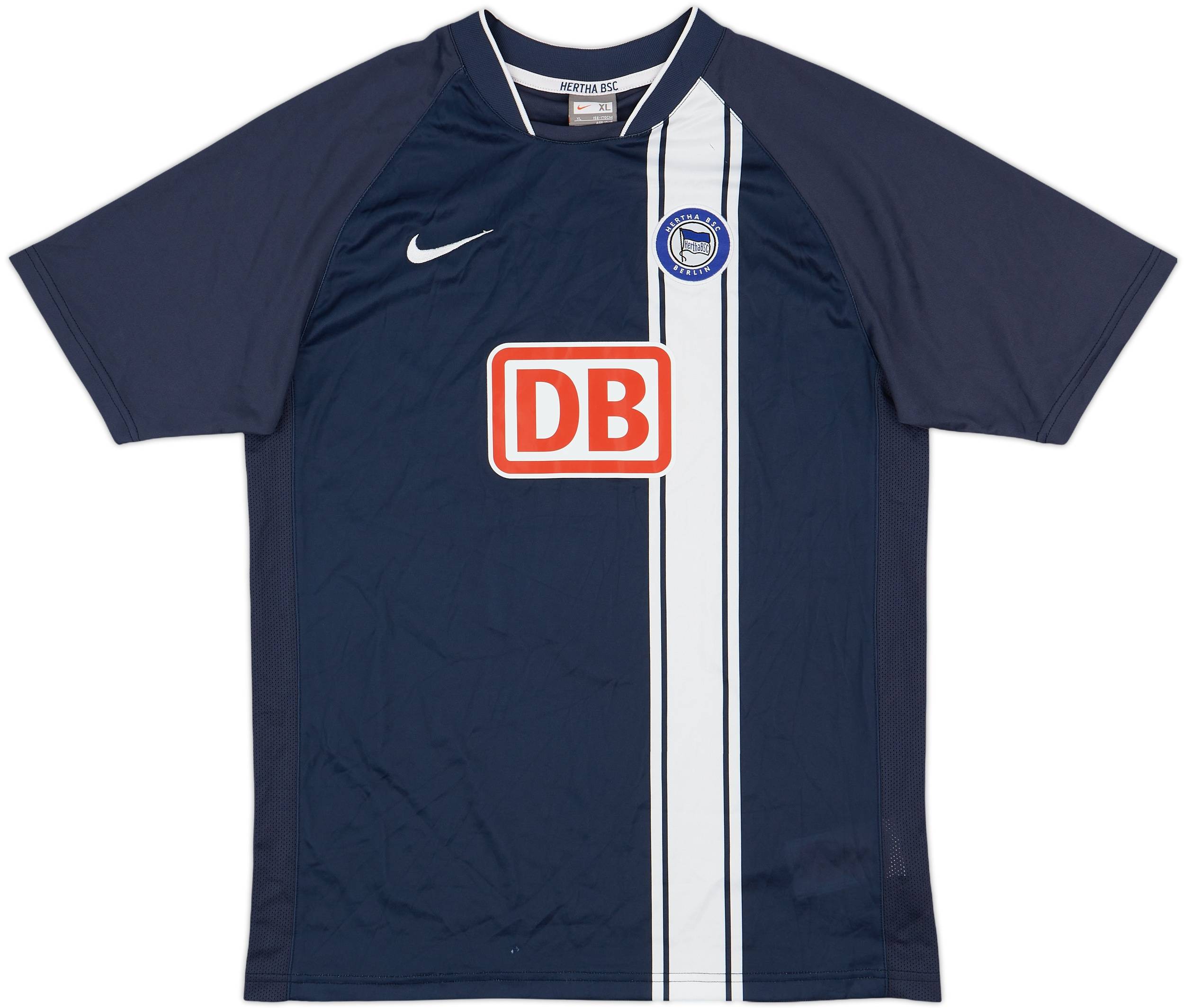 2007-08 Hertha Berlin Home Shirt - 5/10 - (XL.Boys)