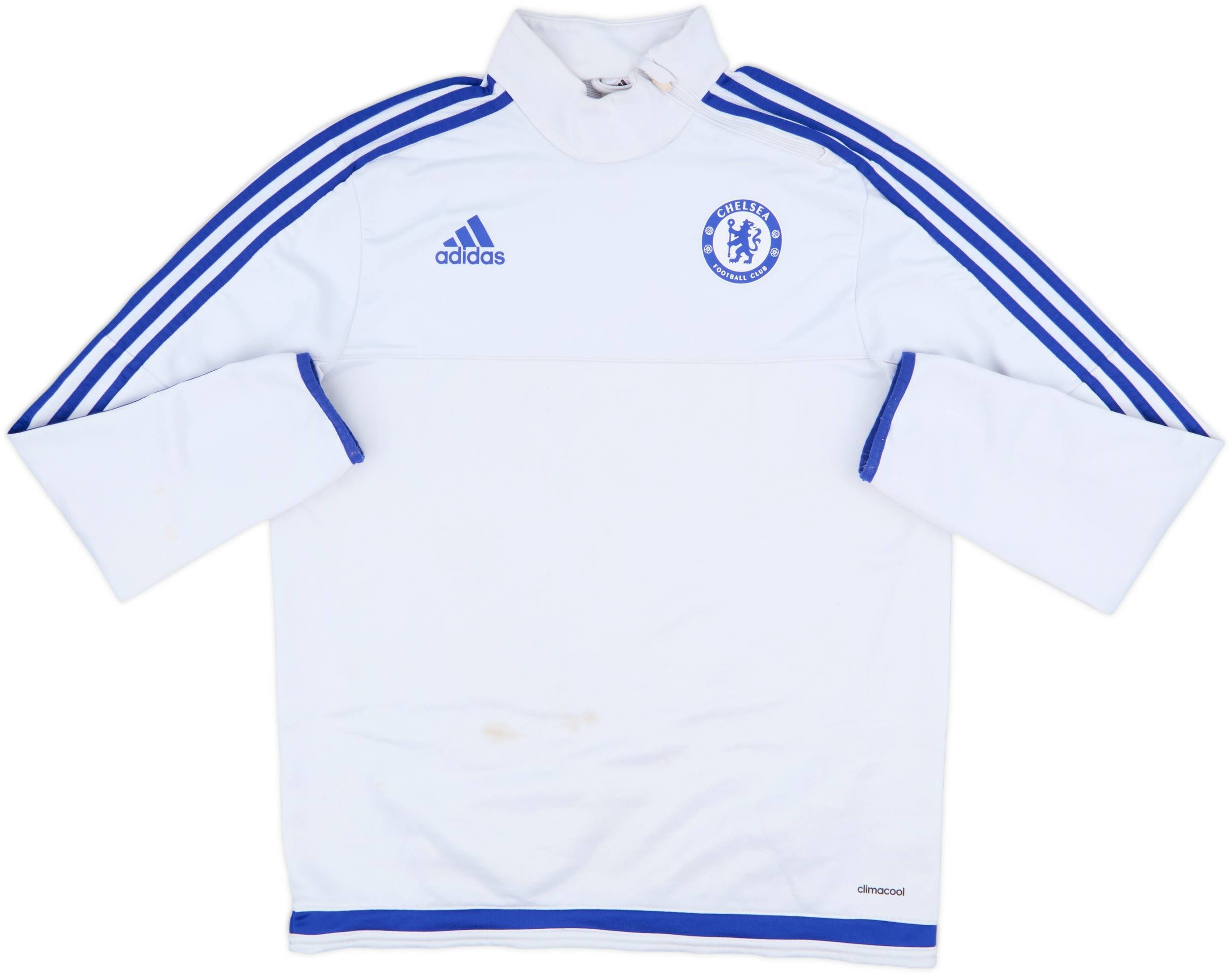 2015-16 Chelsea adidas 1/4 Zip Drill Top - 5/10 - (L)