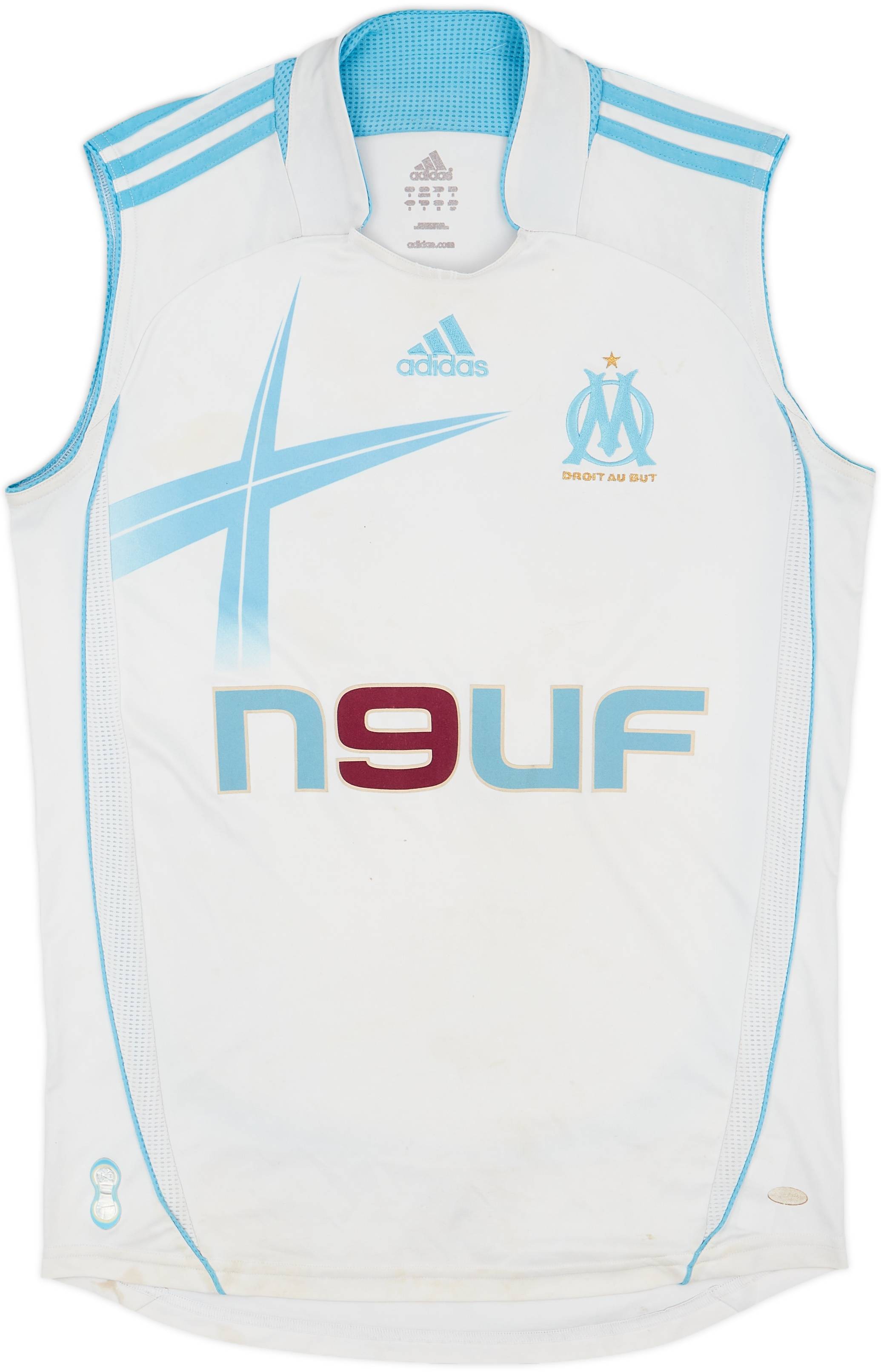 2006-07 Olympique Marseille adidas Training Vest - 6/10 - (S)