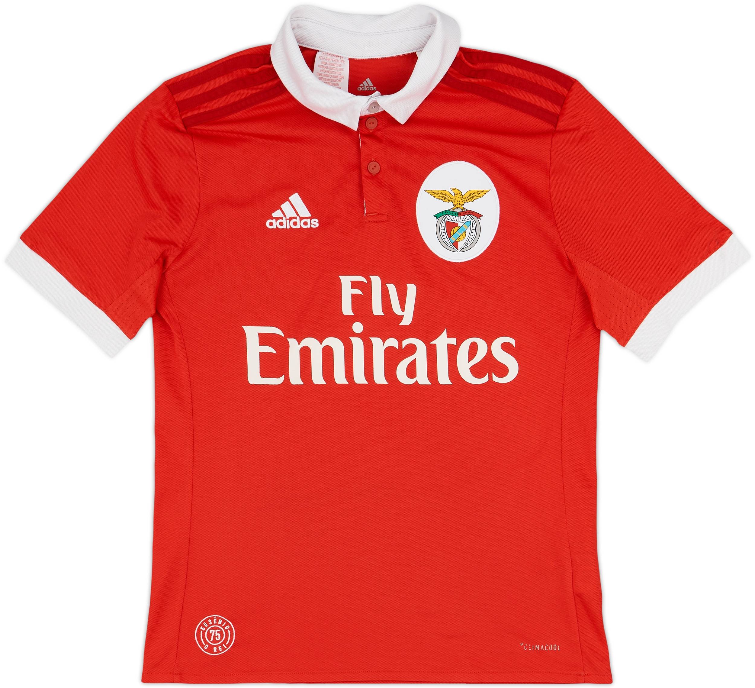 2017-18 Benfica Home Shirt - 7/10 - (L.Boys)