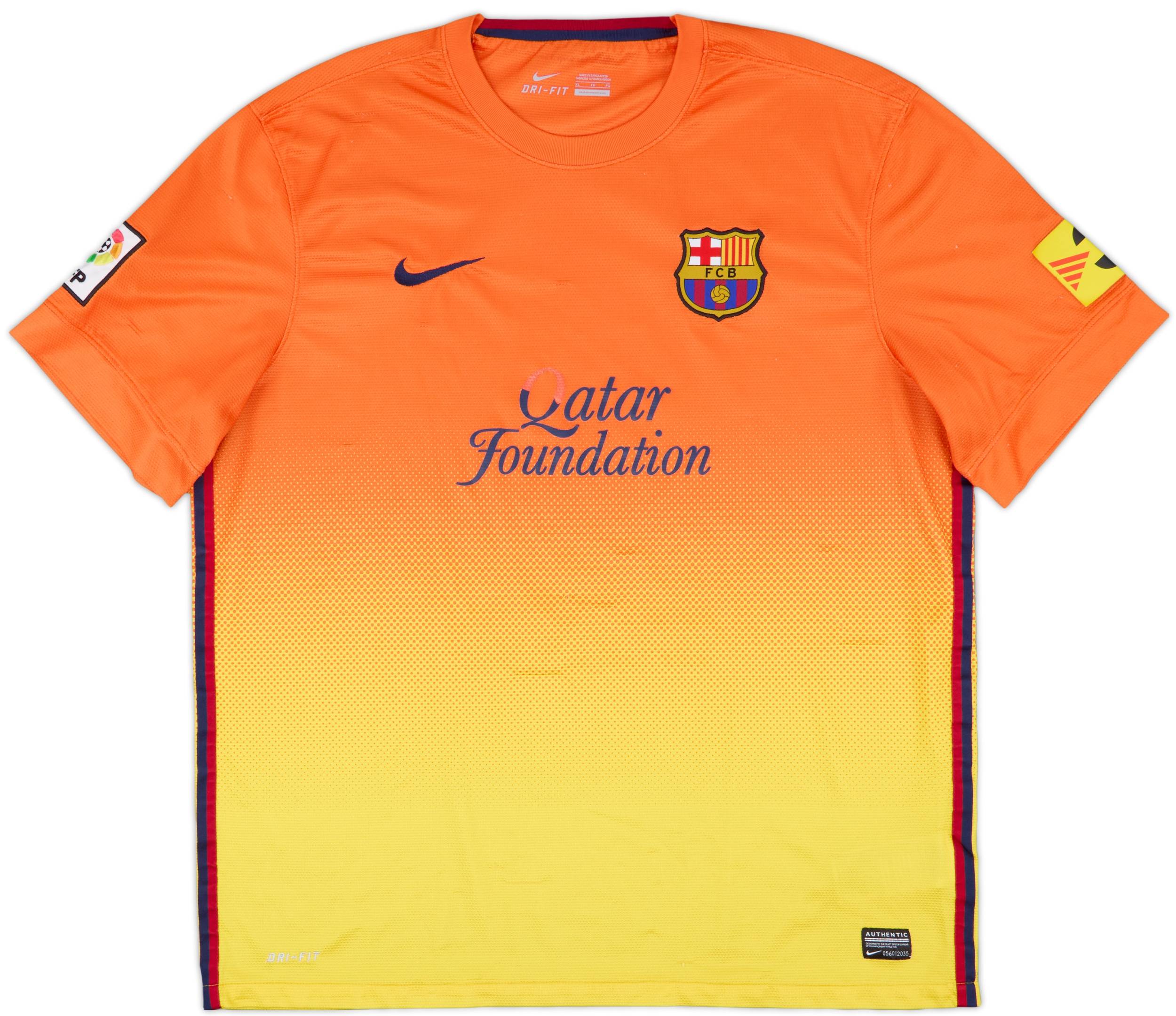 2012-13 Barcelona Away Shirt - 4/10 - (XL)