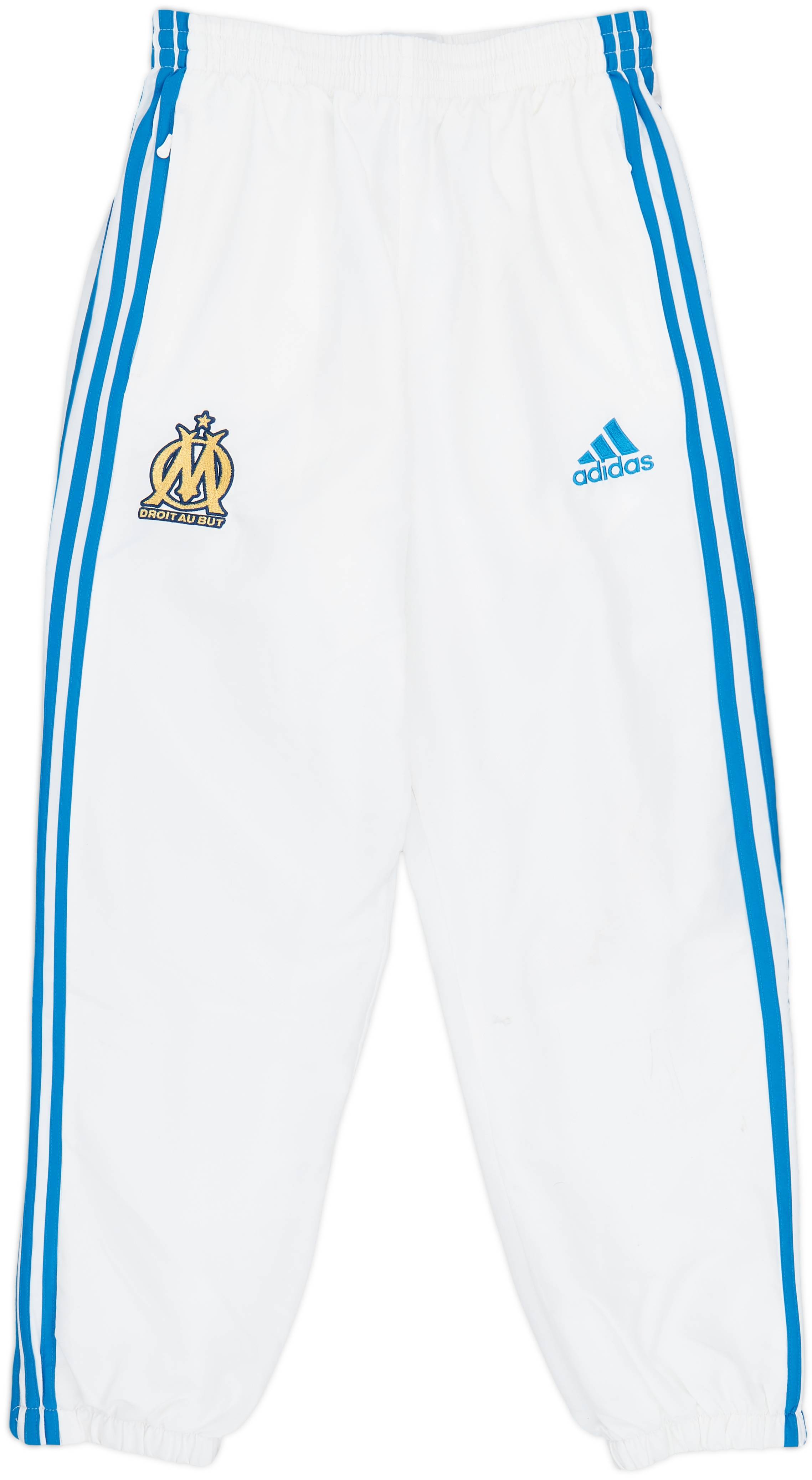 2011-12 Olympique Marseille adidas Track Pants/Bottoms - 6/10 - (S)