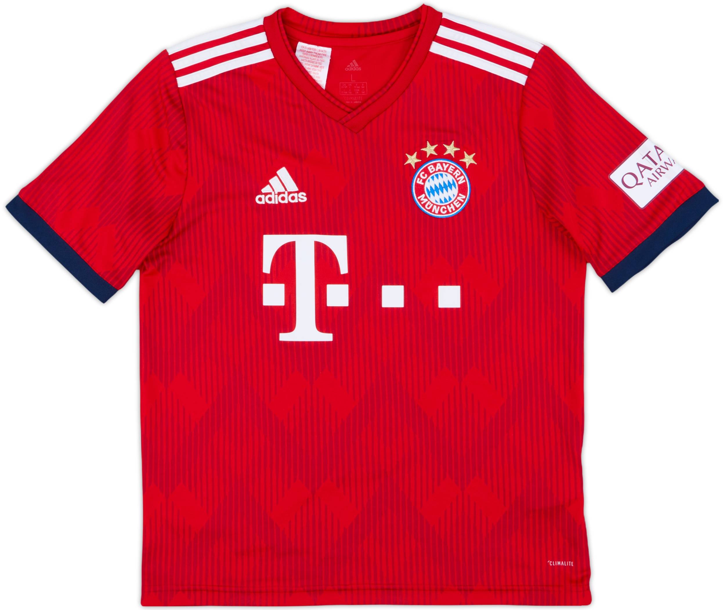 2018-19 Bayern Munich Home Shirt - 7/10 - (L.Boys)