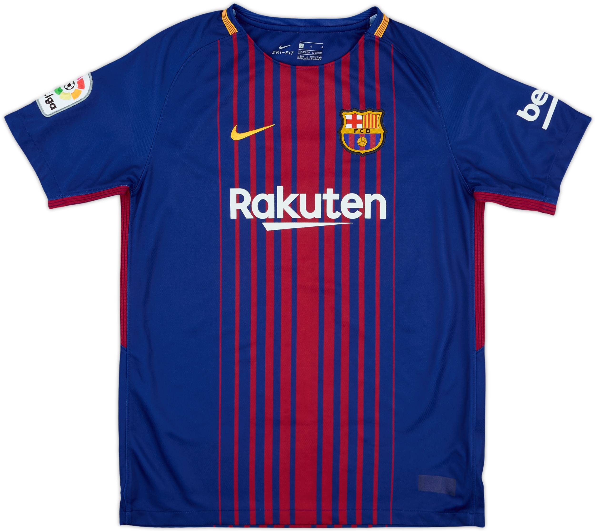 2017-18 Barcelona Home Shirt - 6/10 - (L.Boys)