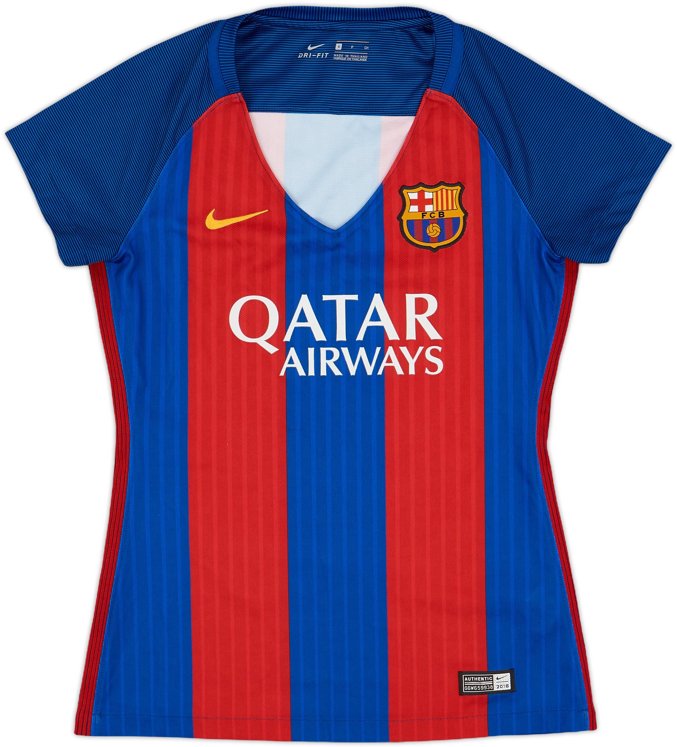 2016-17 Barcelona Home Shirt (Women's S)