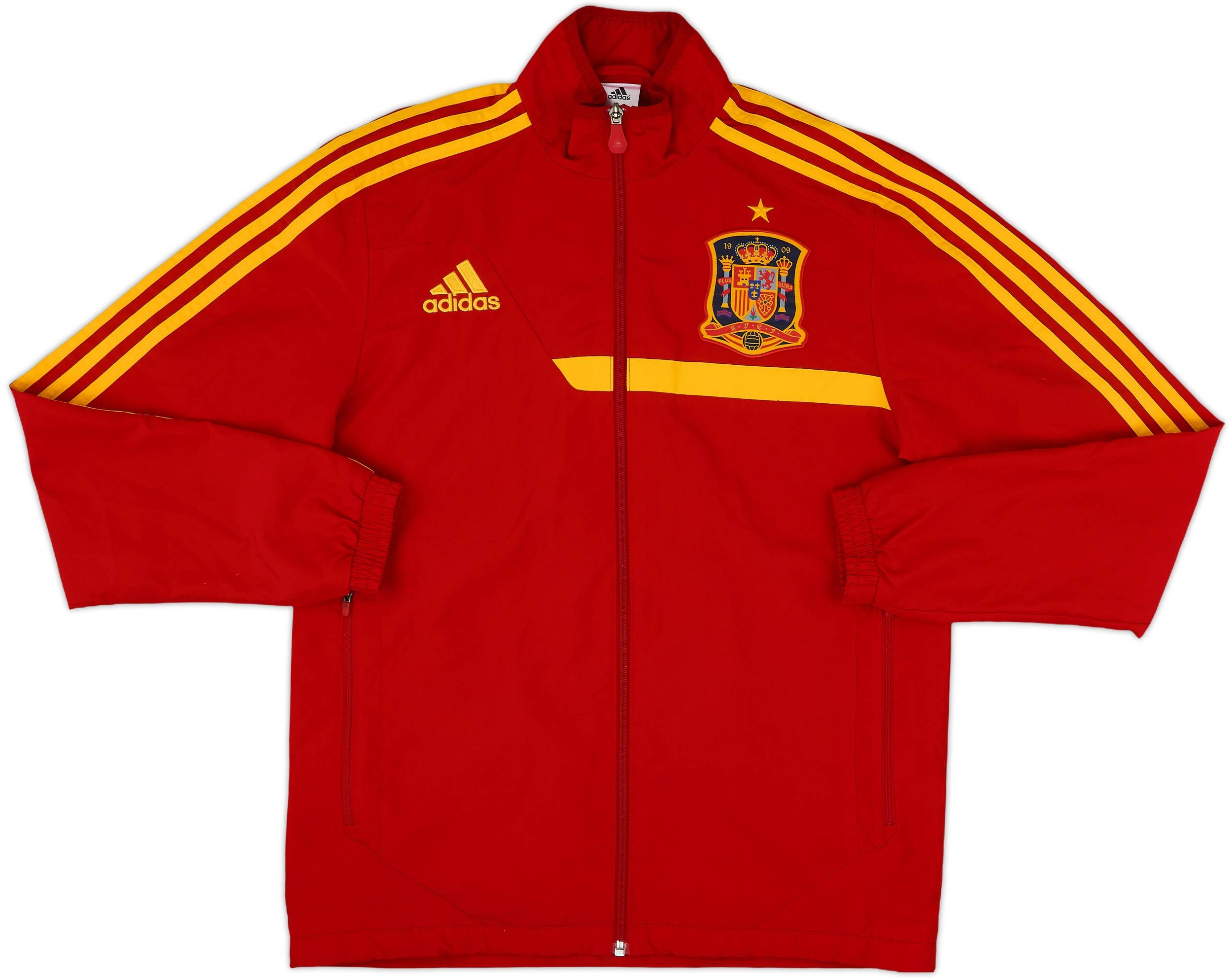 2012-13 Spain adidas Track Jacket - 8/10 - (S)