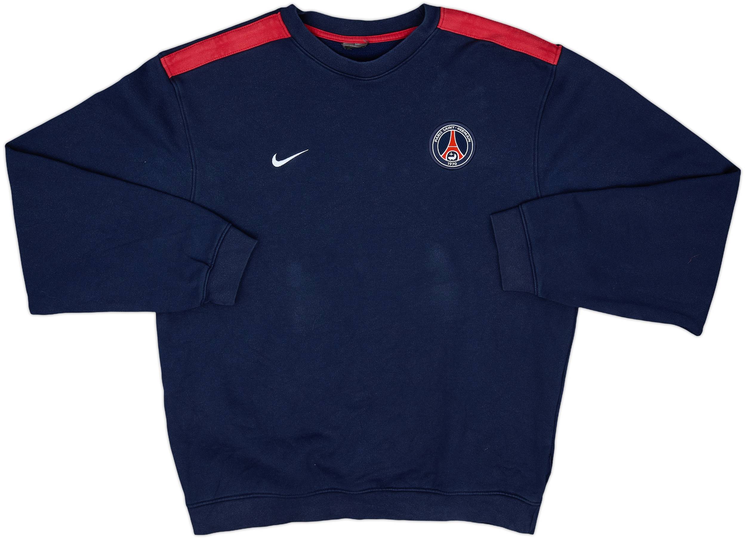 2003-04 Paris Saint-Germain Nike Sweat Top - 8/10 - (XL)
