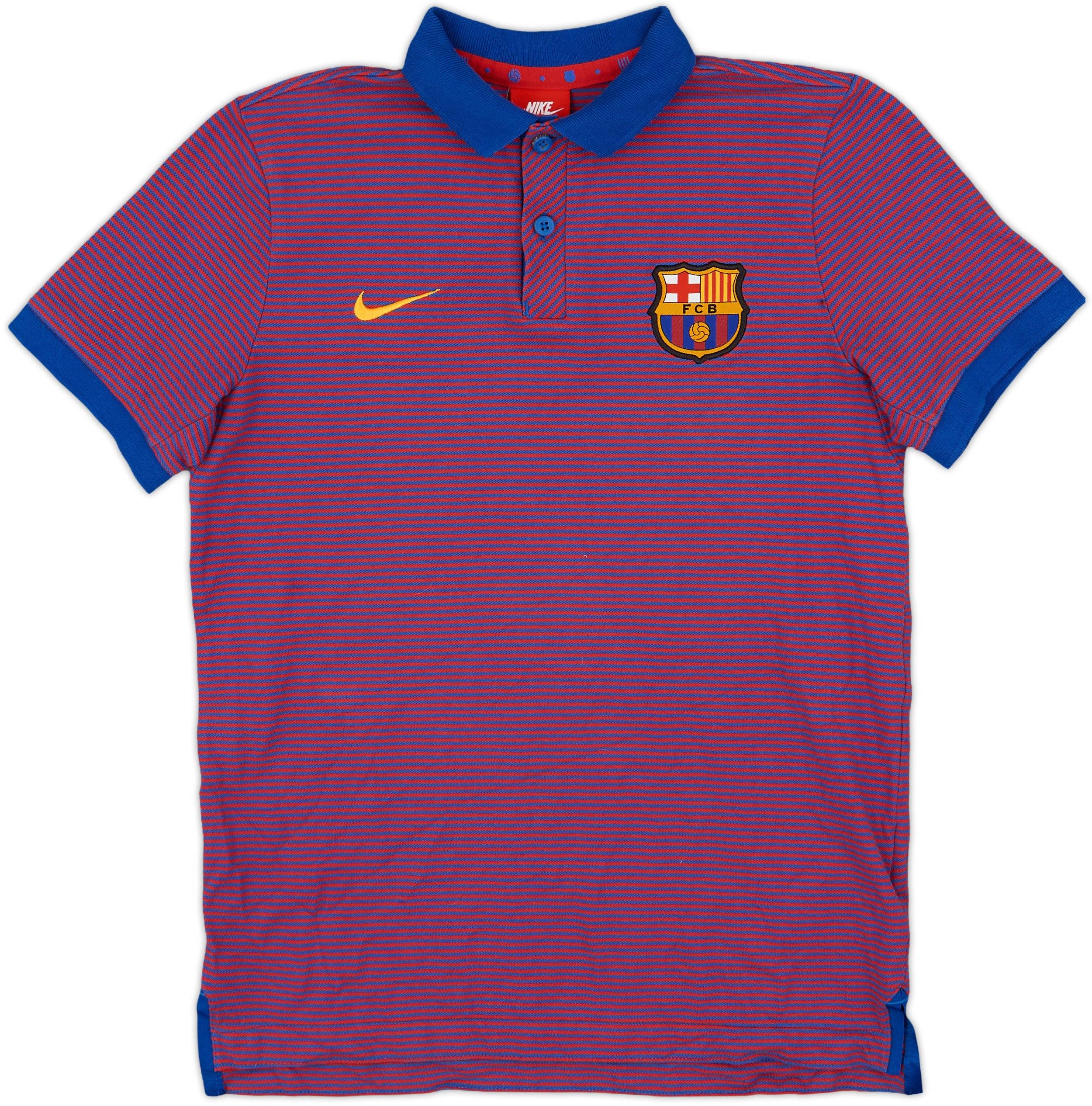 2016-17 Barcelona Nike Polo Shirt - 8/10 - (L.Boys)