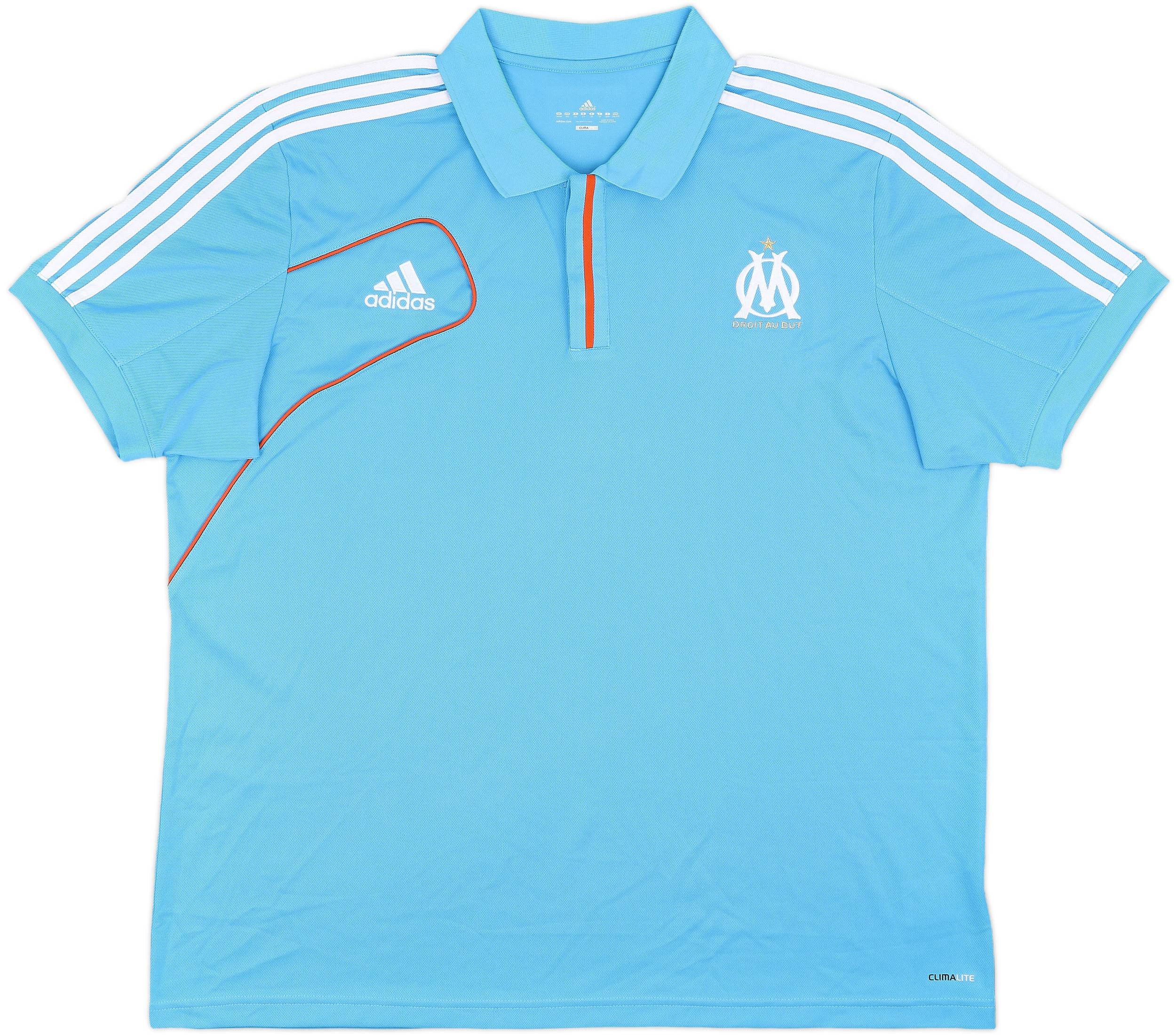 2012-13 Olympique Marseille adidas Polo Shirt - 10/10 - (3XL)