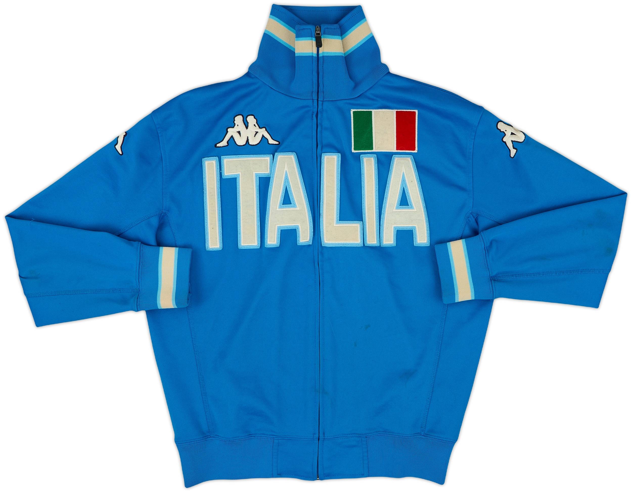kappa製 2002年イタリア代表ユニホームフルセット 2002 Italy Pre-Match Kappa Track Jacket - 7/10 - (M)