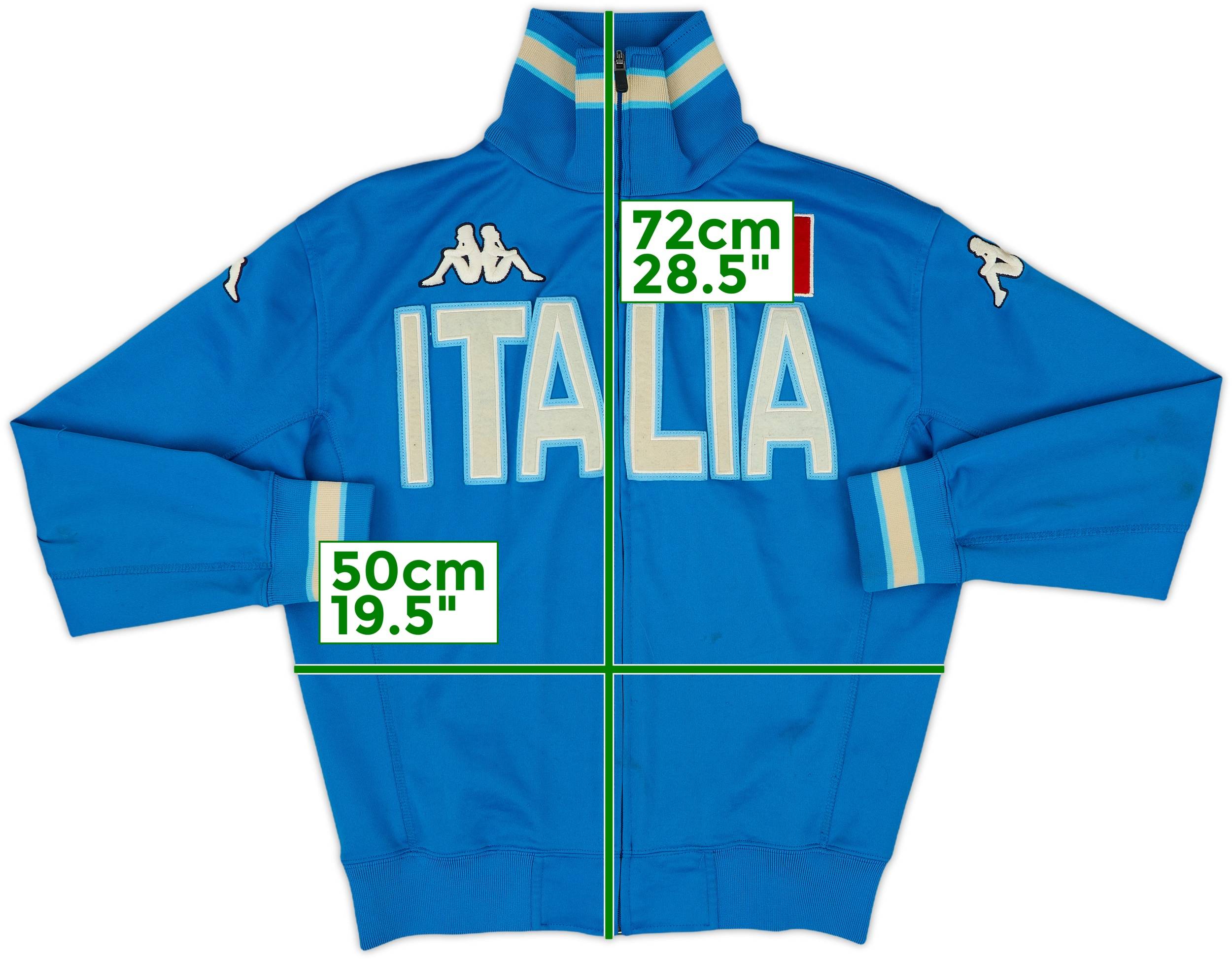 2002 Italy Pre-Match Kappa Track Jacket - 7/10 - (M)