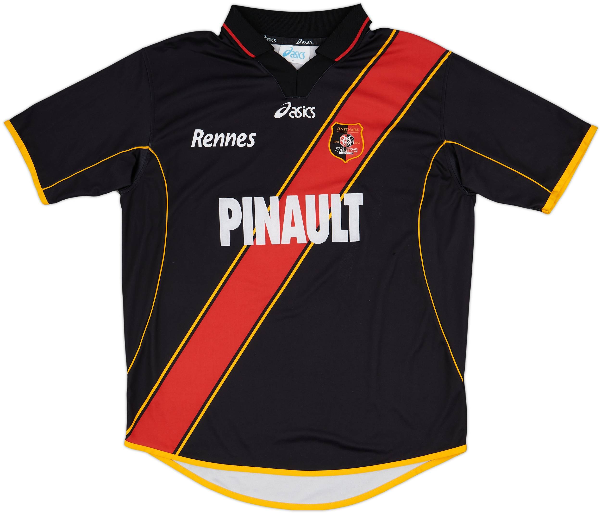 2001-02 Stade Rennais Centenary Shirt - 9/10 - (XL)