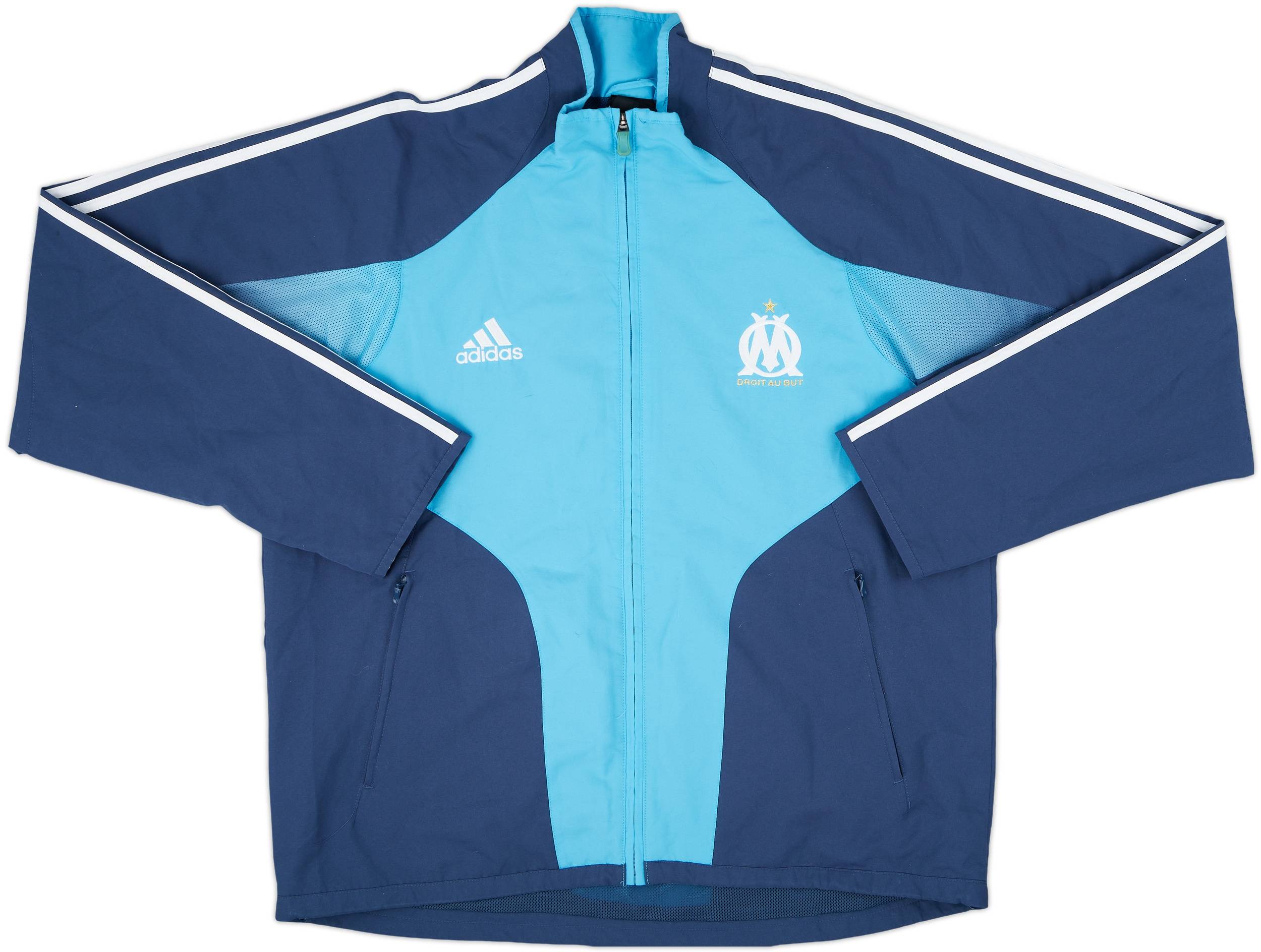 2004-05 Olympique Marseille adidas Track Jacket - 8/10 - (L/XL)