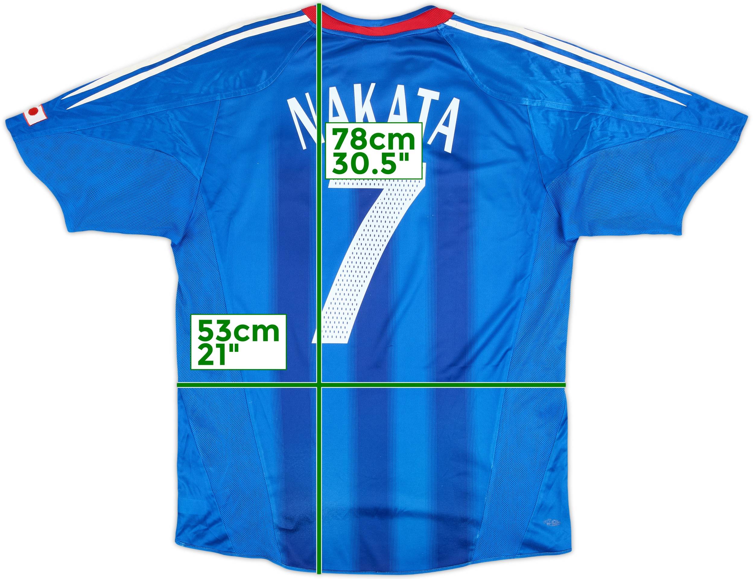 2004-06 Japan Home Shirt Nakata #7 - 8/10 - (L)