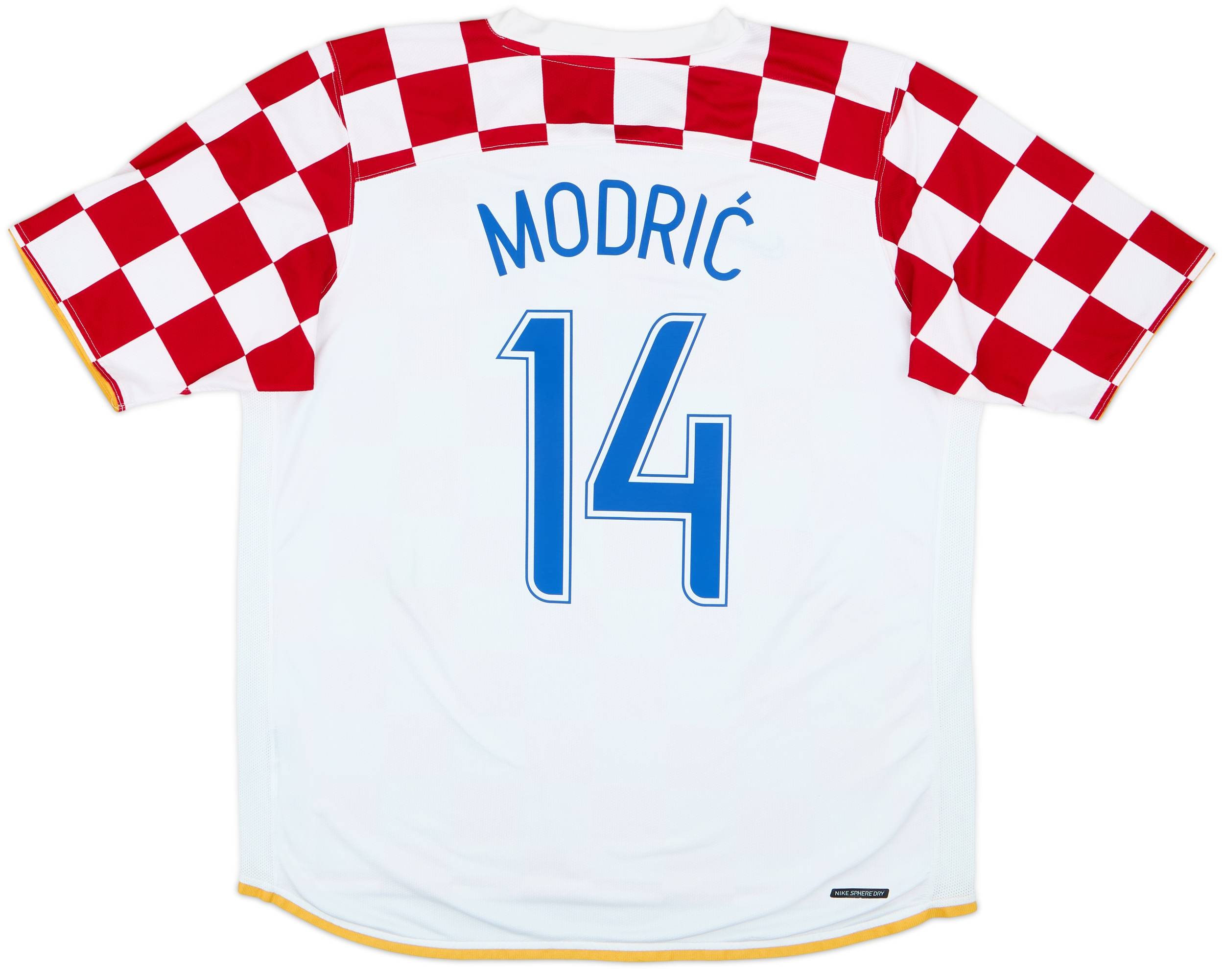 2006-08 Croatia Home Shirt Modric #14 - 8/10 - (XXL)
