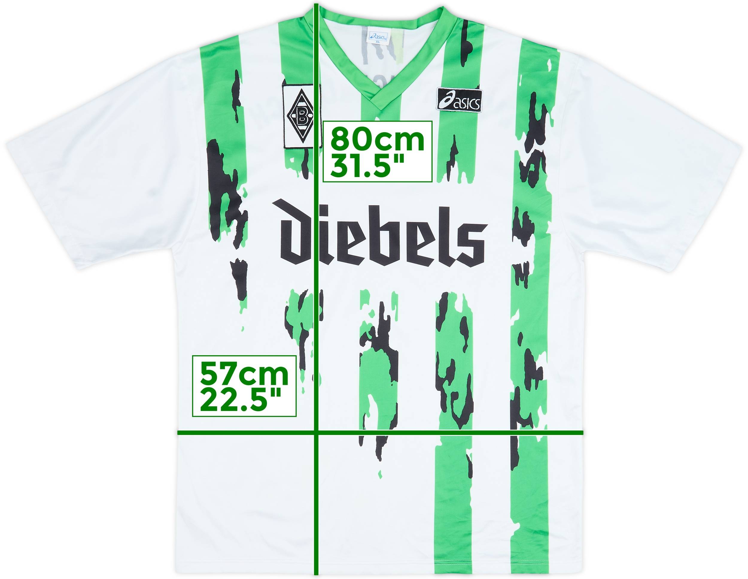 1994-95 Borussia Monchengladbach Home Shirt - 8/10 - (XL)