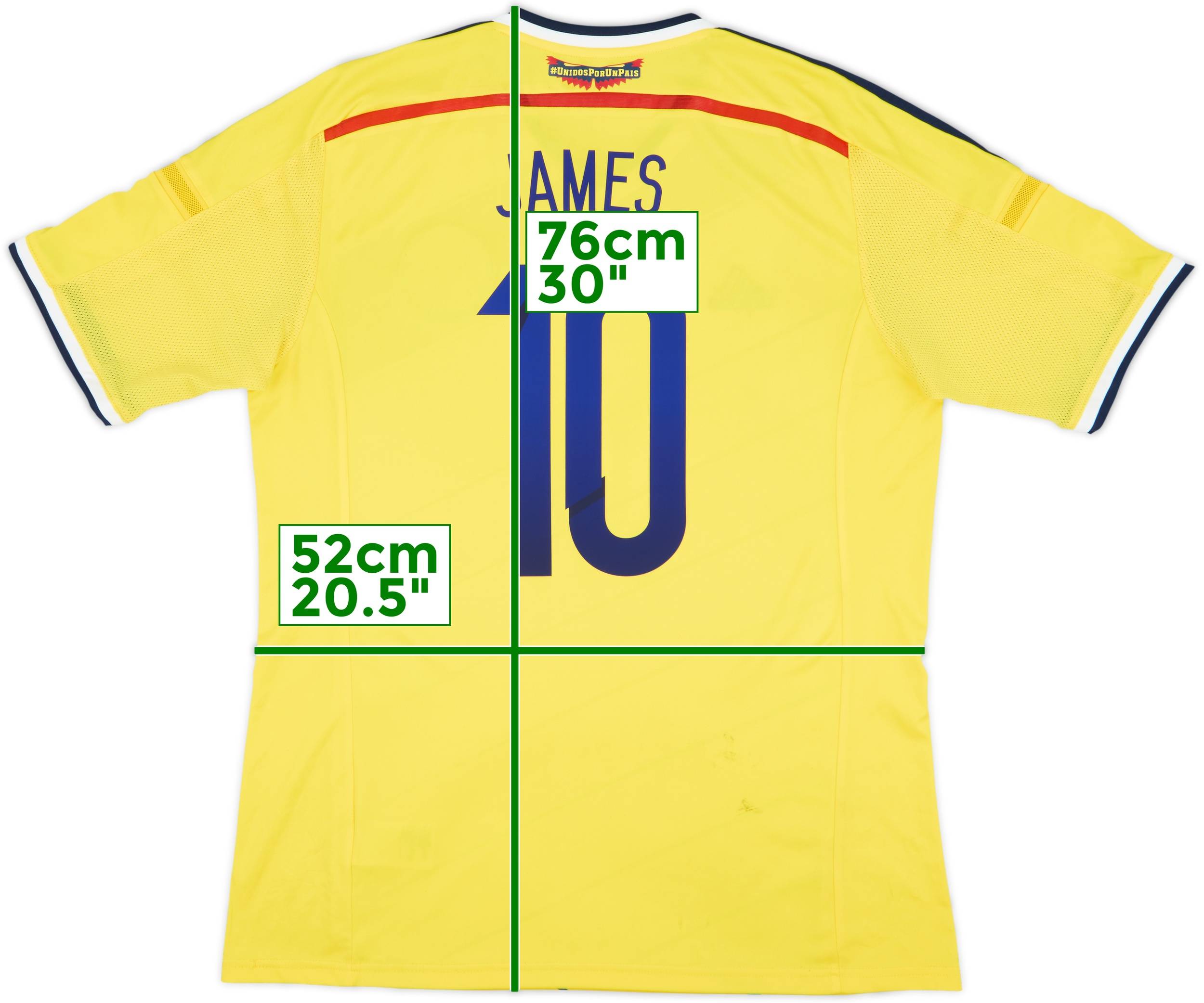 2014-15 Colombia Home Shirt James #10 - 6/10 - (L)