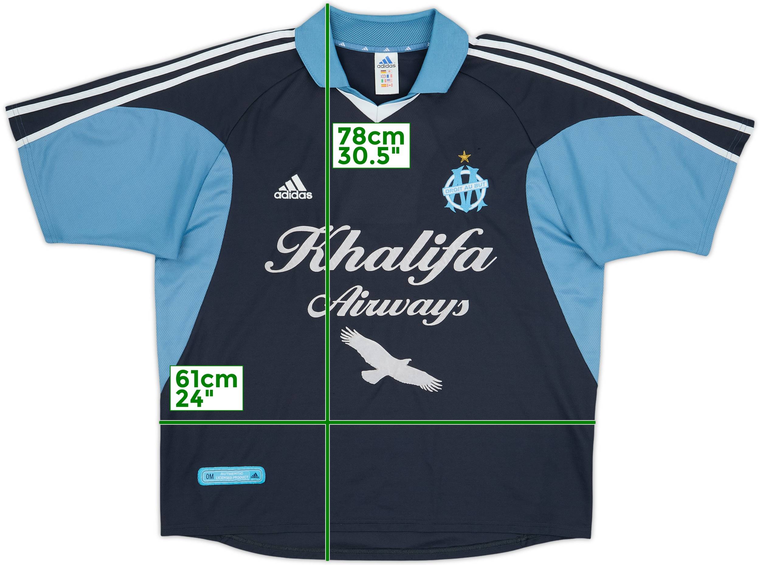 2001-02 Olympique Marseille Away Shirt - 6/10 - (XXL)