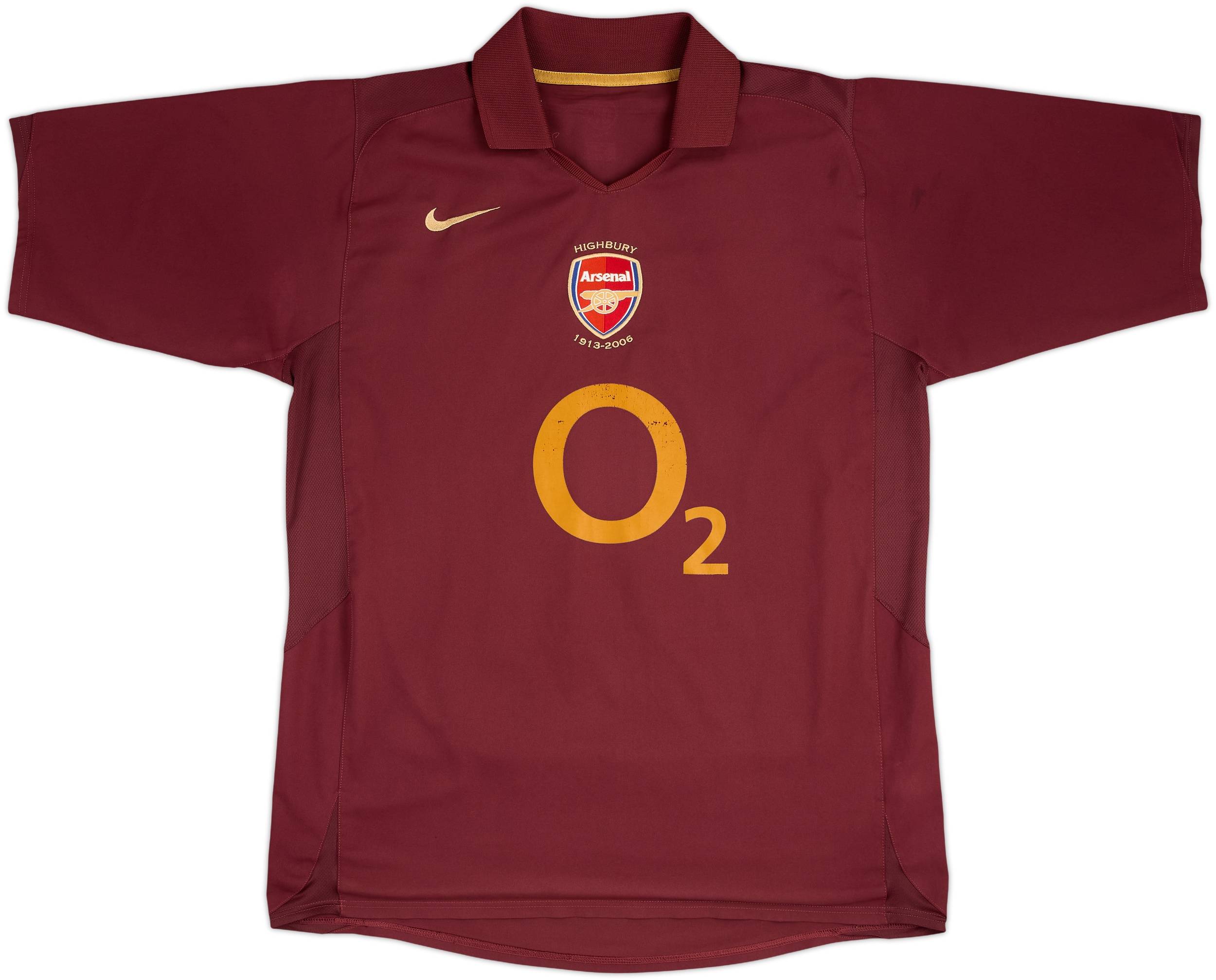 2005-06 Arsenal Home Shirt Henry #14 - 6/10 - (XL)