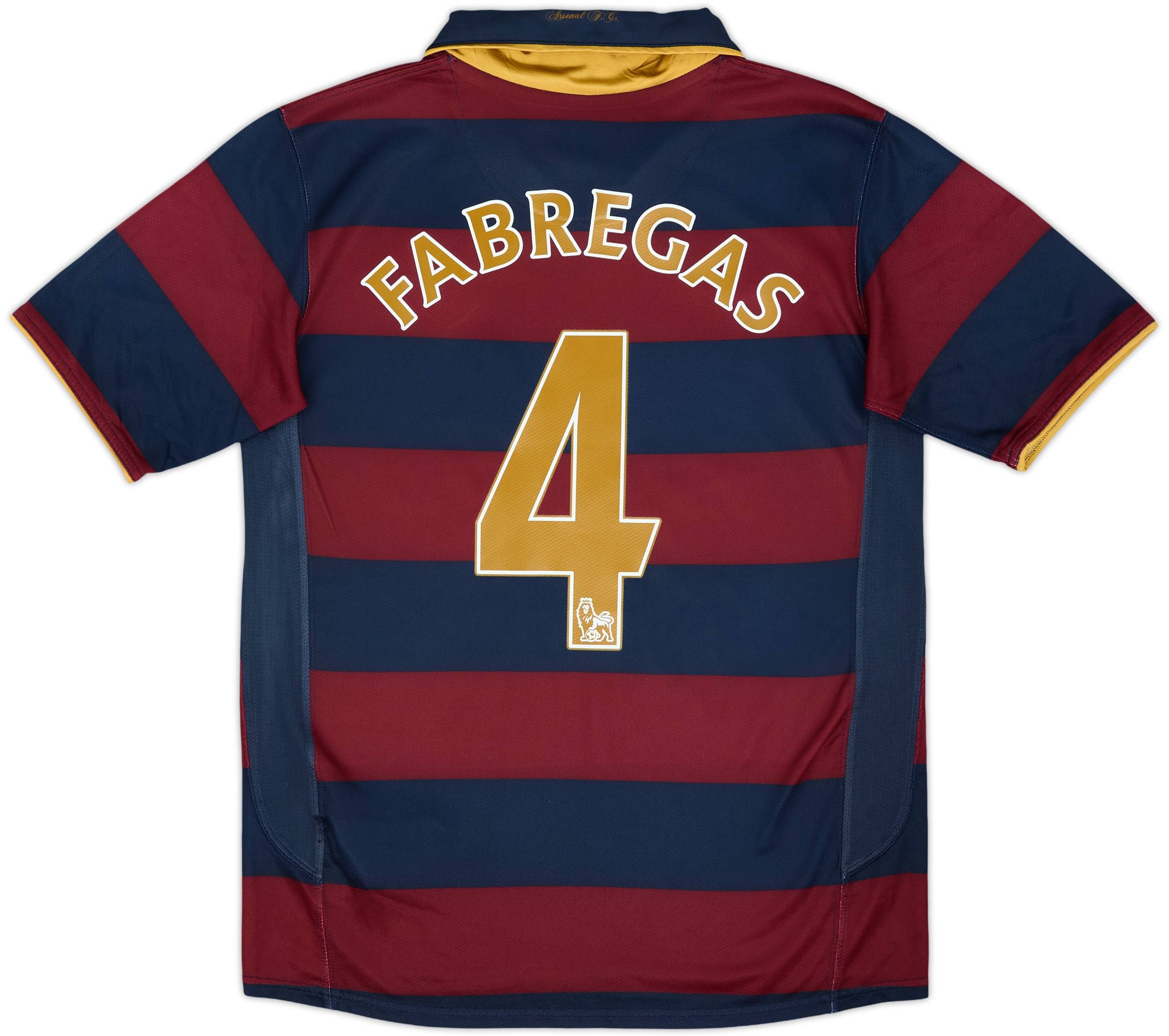 2007-08 Arsenal Third Shirt Fabregas #4 - 6/10 - (XL.Boys)