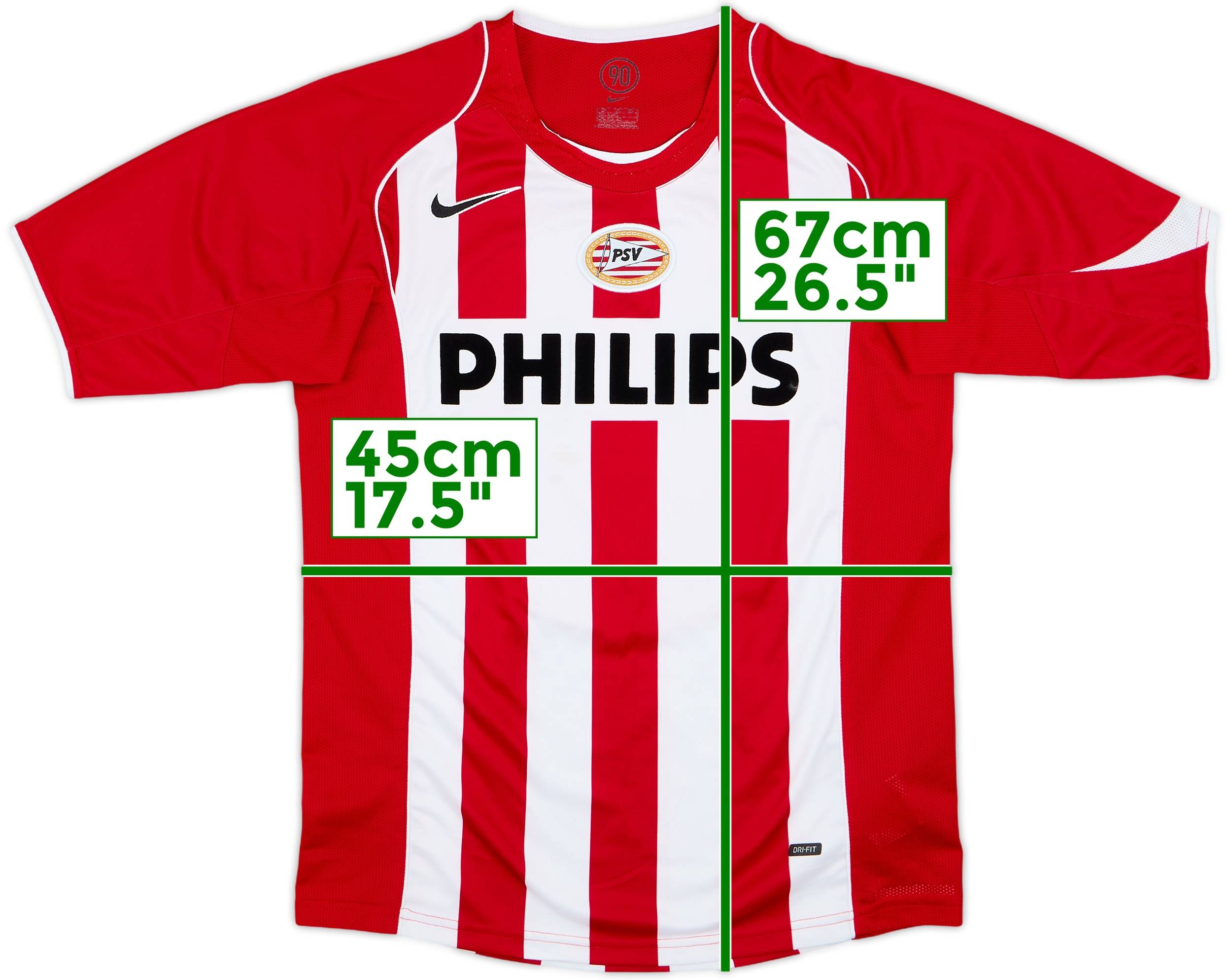 2004-06 PSV Home Shirt - 8/10 - (XL.Boys)