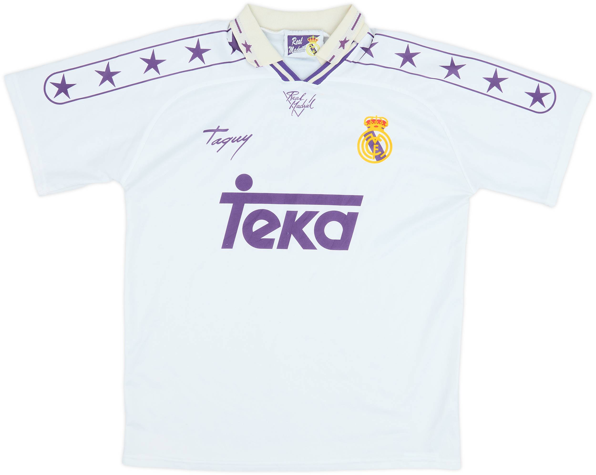 1994-96 Real Madrid Taquy Home Shirt - 5/10 - (M)
