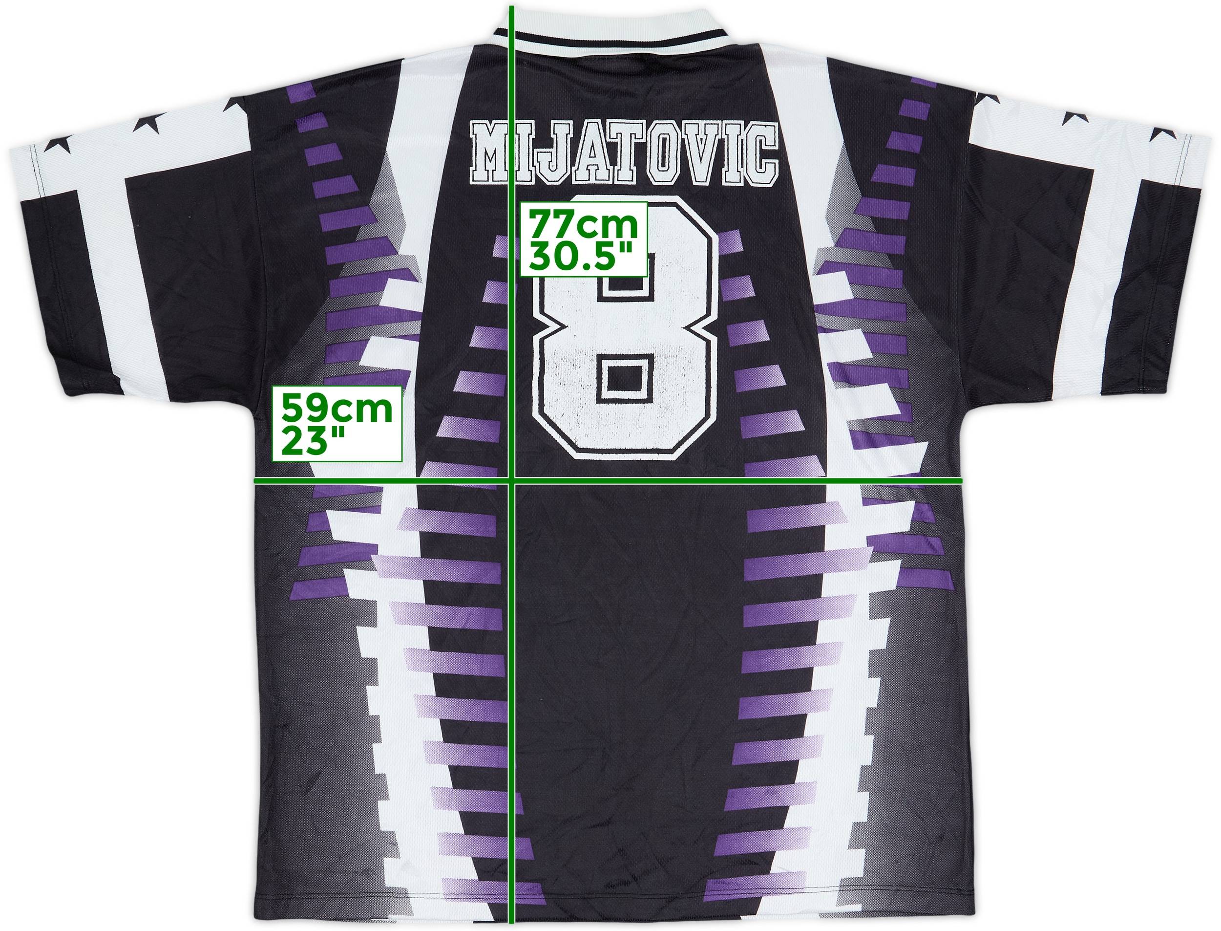 1997-98 Real Madrid Taquy Third Shirt Mijatovic #8 - 6/10 - (M)