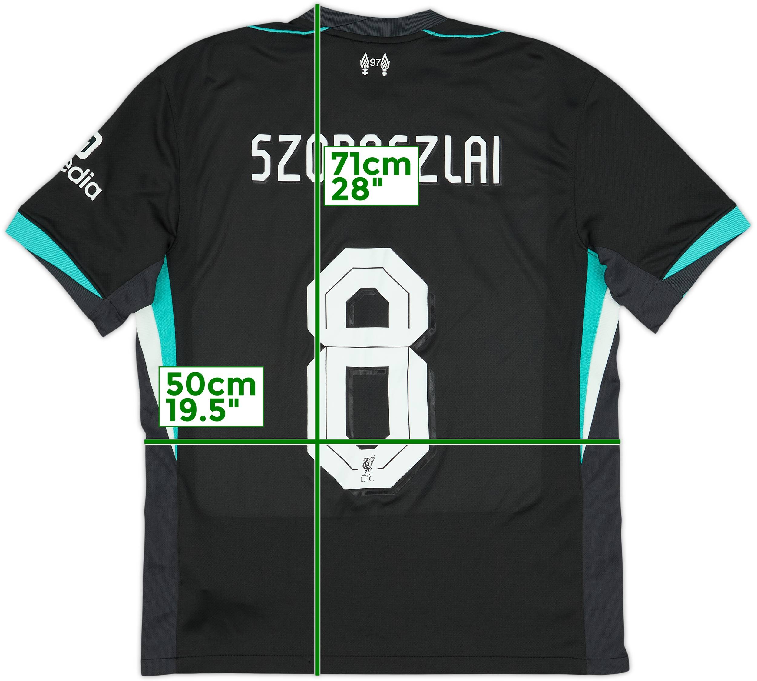2024-25 Liverpool Away Shirt Szoboszlai #8 - 7/10 - (M)