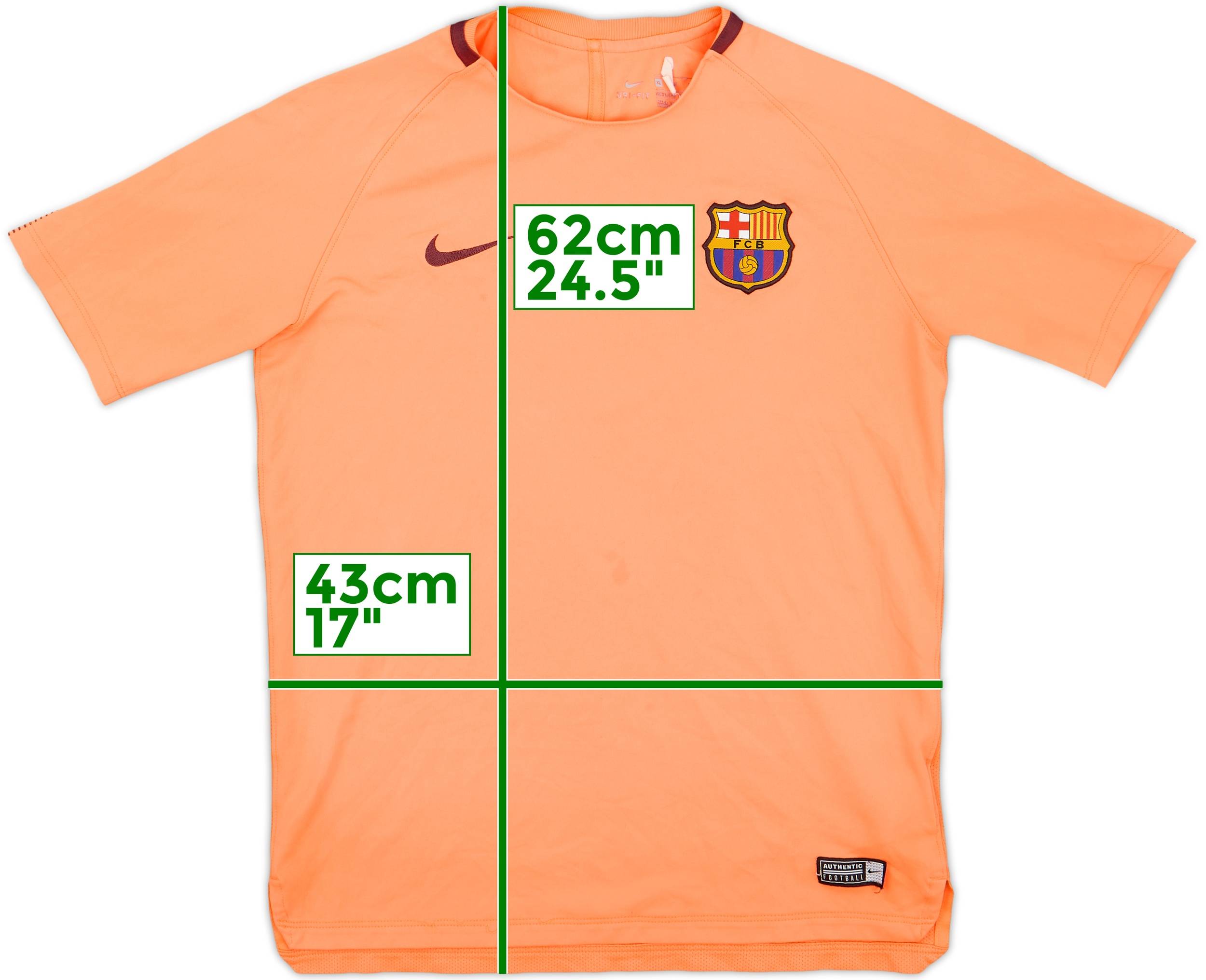 2017-18 Barcelona Nike Training Shirt - 6/10 - (XL.Boys)