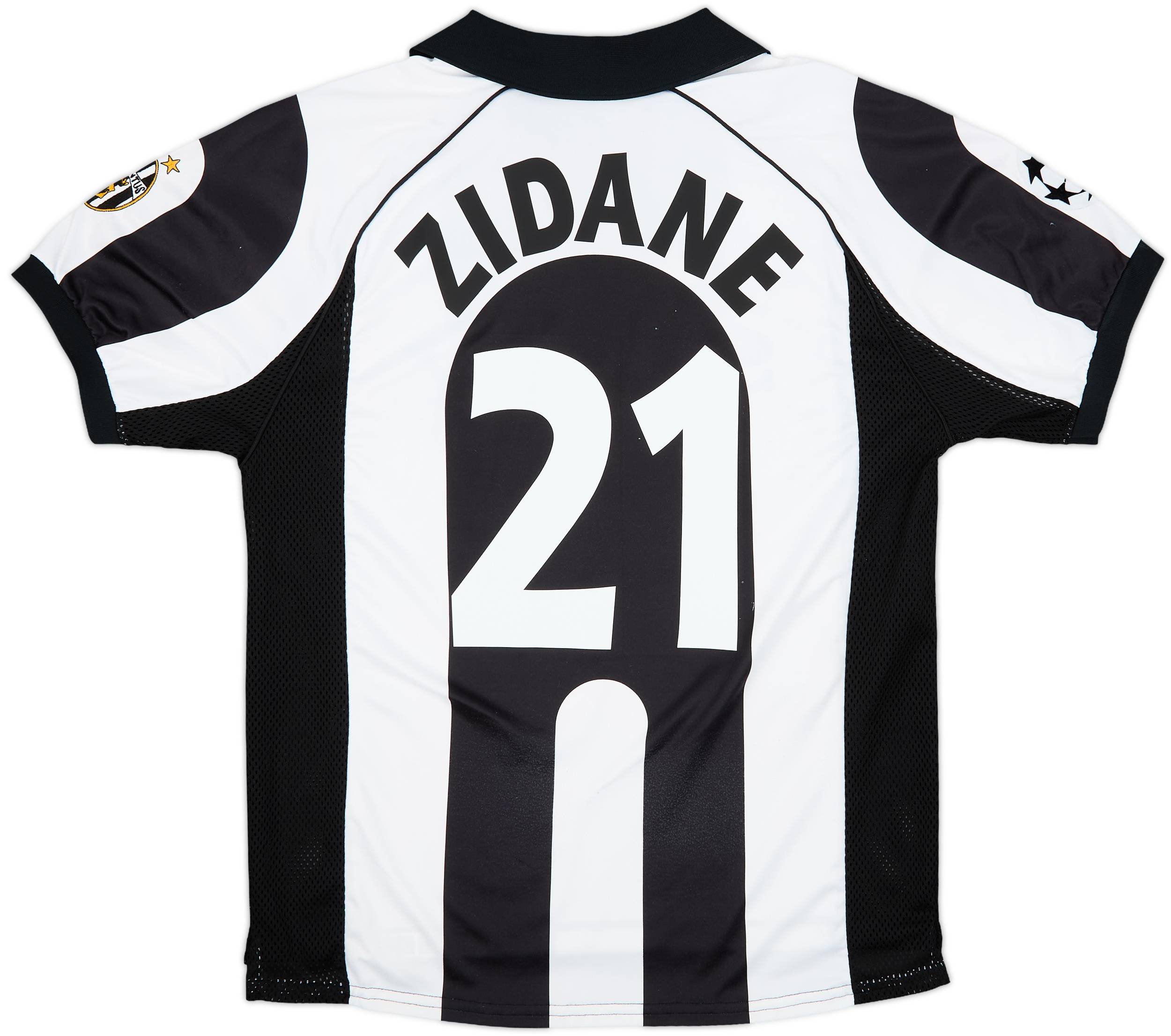 ユヴェントス 長袖ユニフォーム 1997-98シーズン ジダン 21 Mサイズ 1997-98 Juventus Centenario Camiseta de local Zidane #21 - 7/10 - (L)