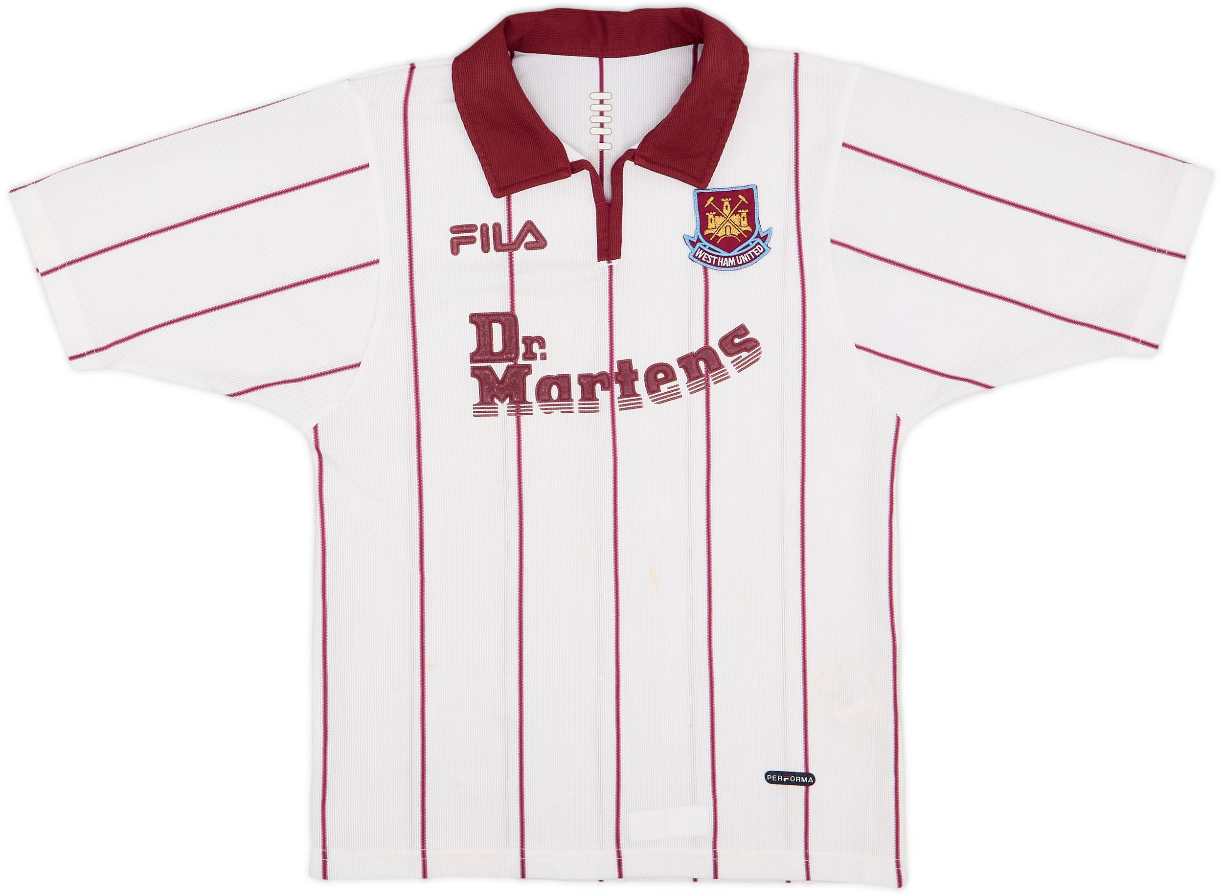 FILA West Ham United シャツ 1999-2001 FILA West Ham United Home Shirt WHU HAMMERS SIZE