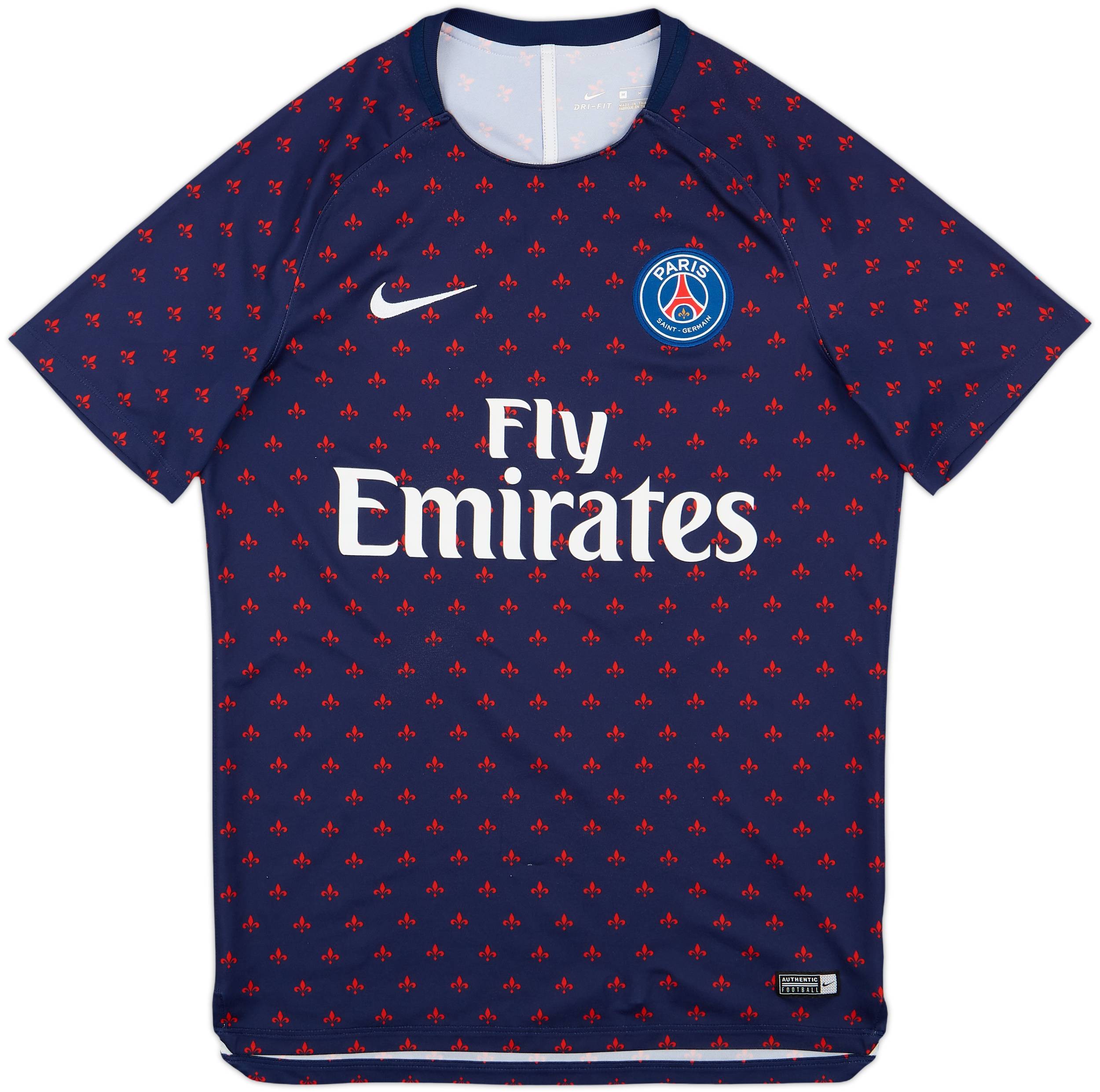 【US規格】希少 NIKE KRONBORG CUP 2018 サッカーシャツ 2018-19 Paris Saint-Germain Nike Pre-Match Training Shirt
