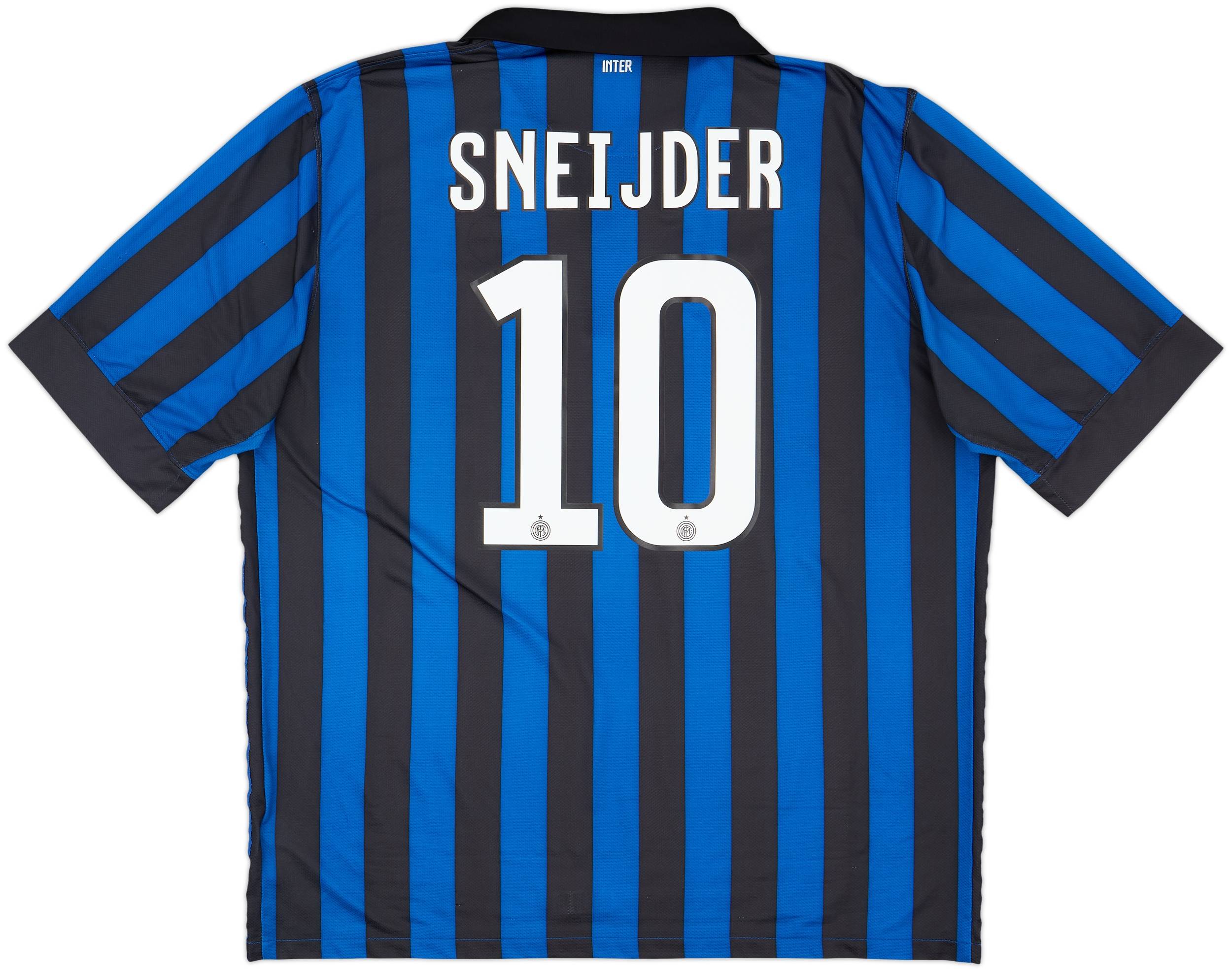 Nike Inter Milan 2011/2012 ホームサッカー　スナイデル 2011-12 Inter Milan Home Shirt Sneijder #10 - 9/10 - (XXL)