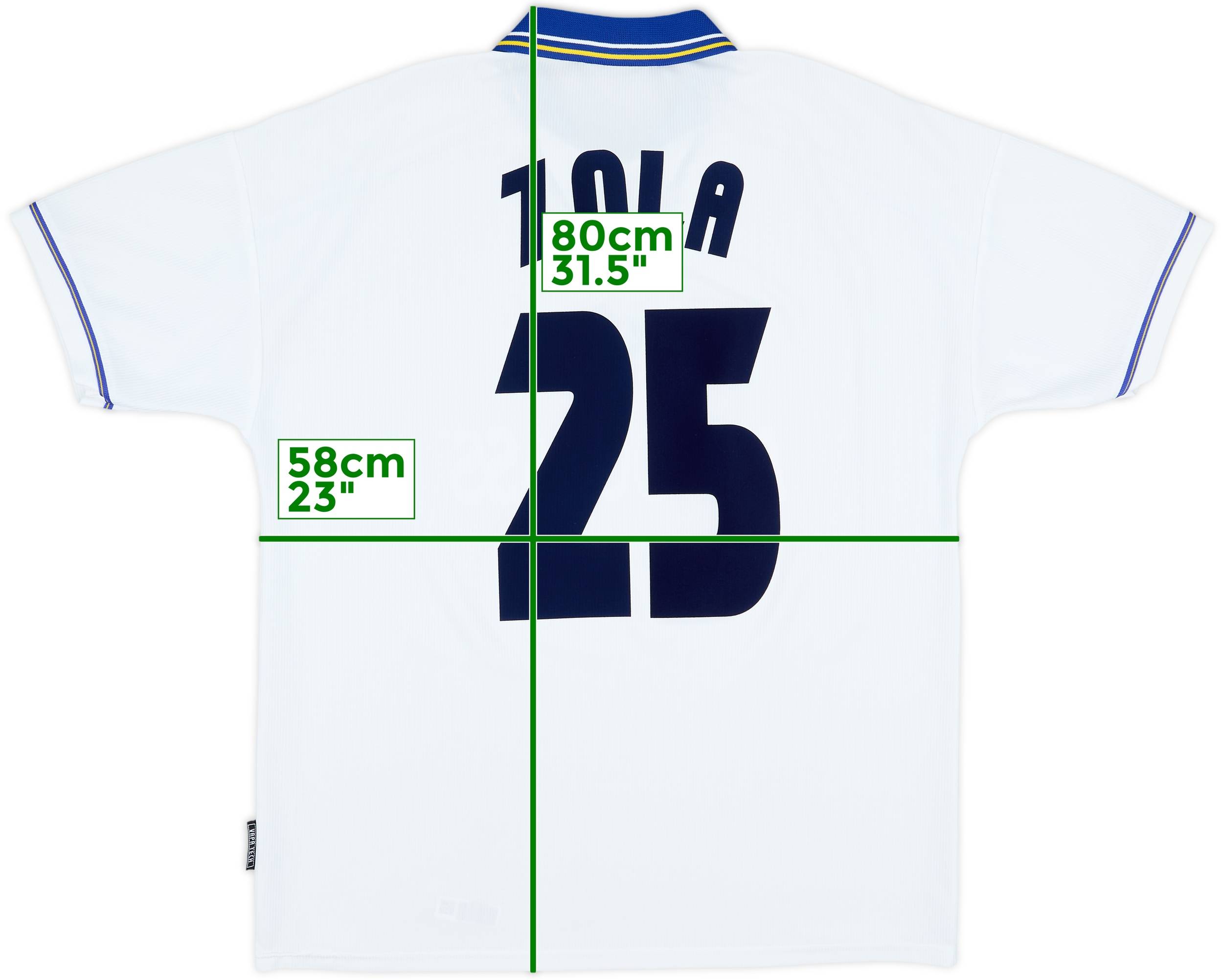 1998-00 Chelsea Away Shirt Zola #25 - 8/10 - (XL)