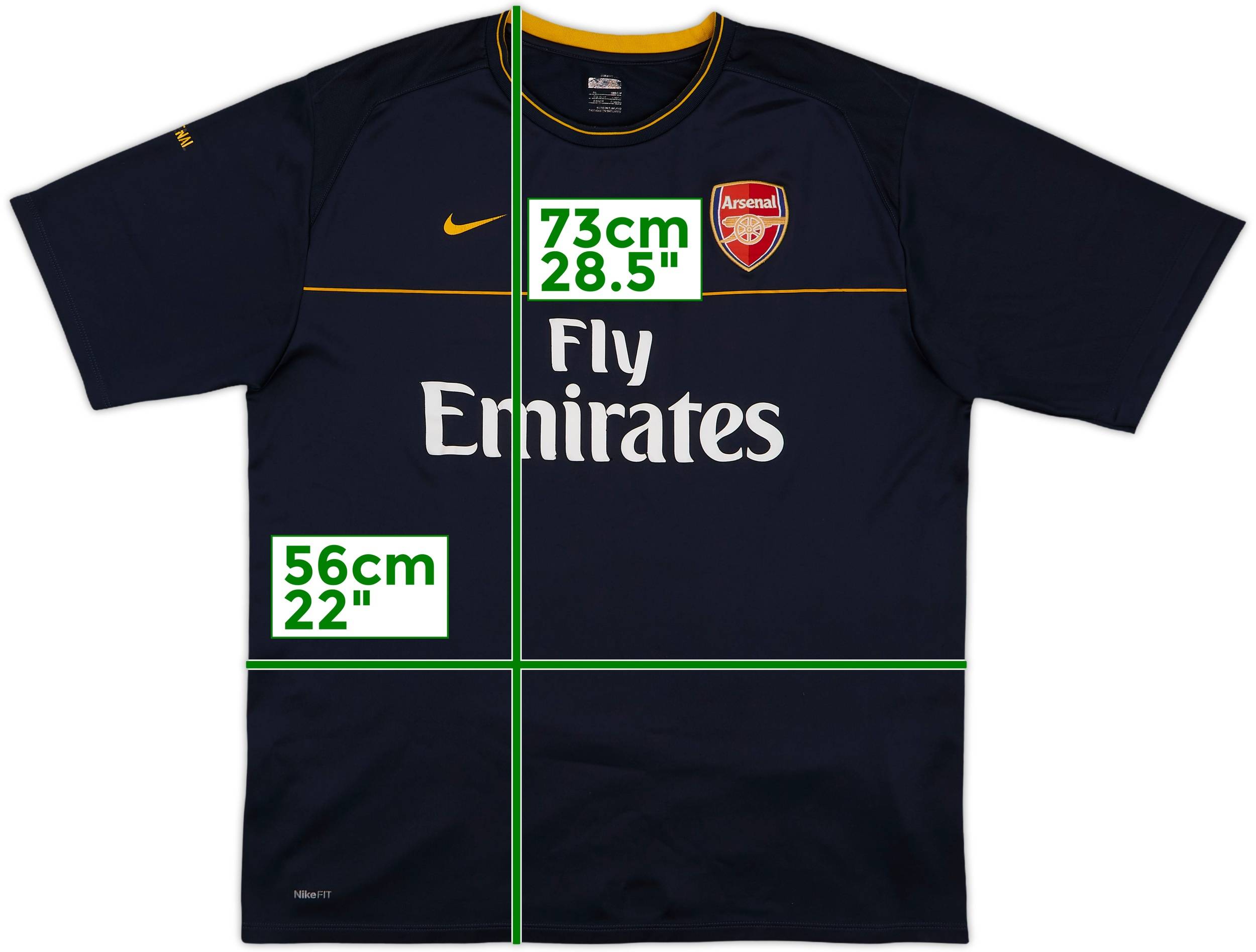 NIKE ナイキ アーセナル トレーニングシャツ2008-09 2008-09 Arsenal Nike Training Shirt - 9/10 - (L)