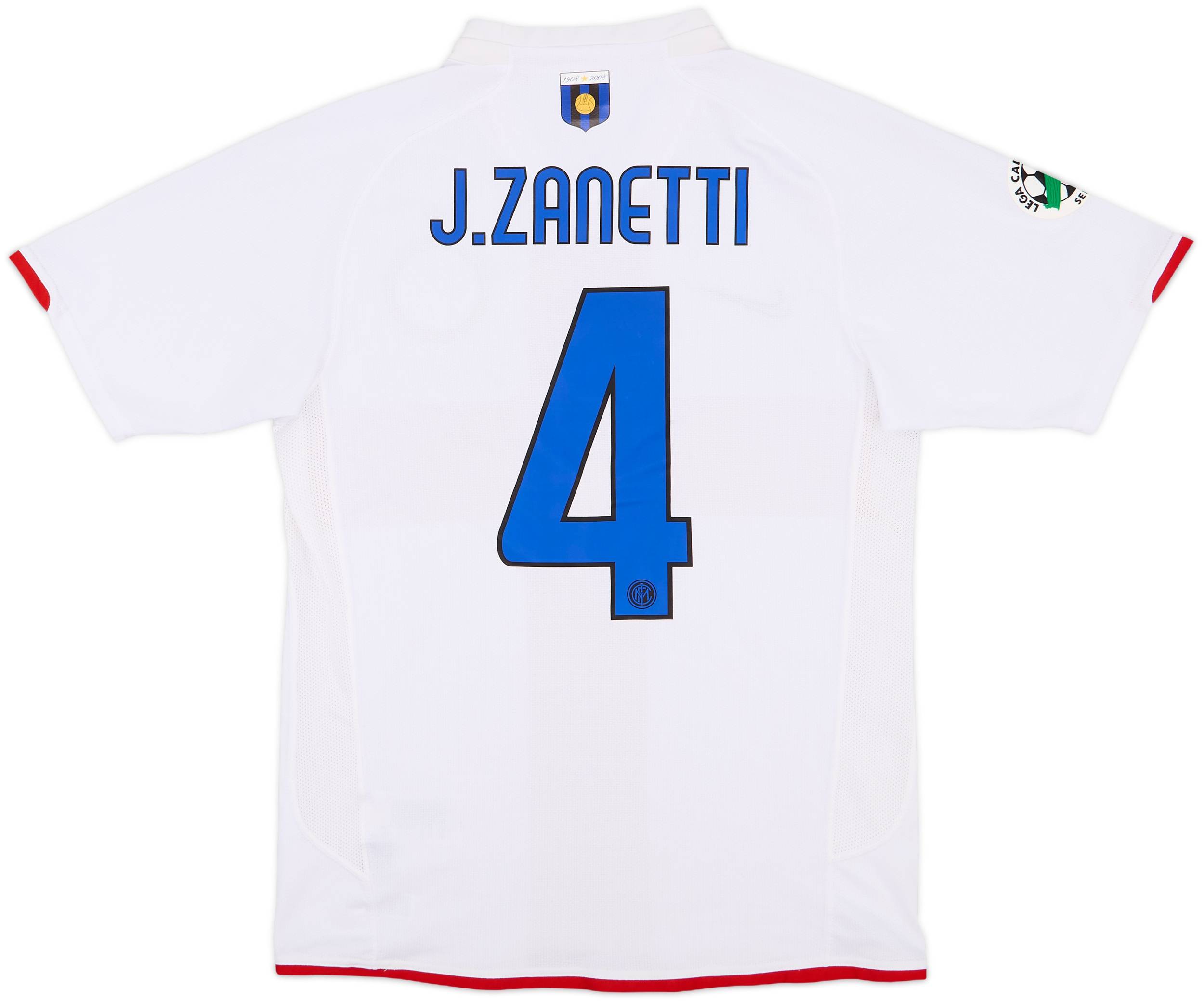 正規品　インテル１００周年　J. ZANETTI 4 長袖　ACミラン 正規品 インテル100周年 J. ZANETTI 4 長袖 ACミラン （AC