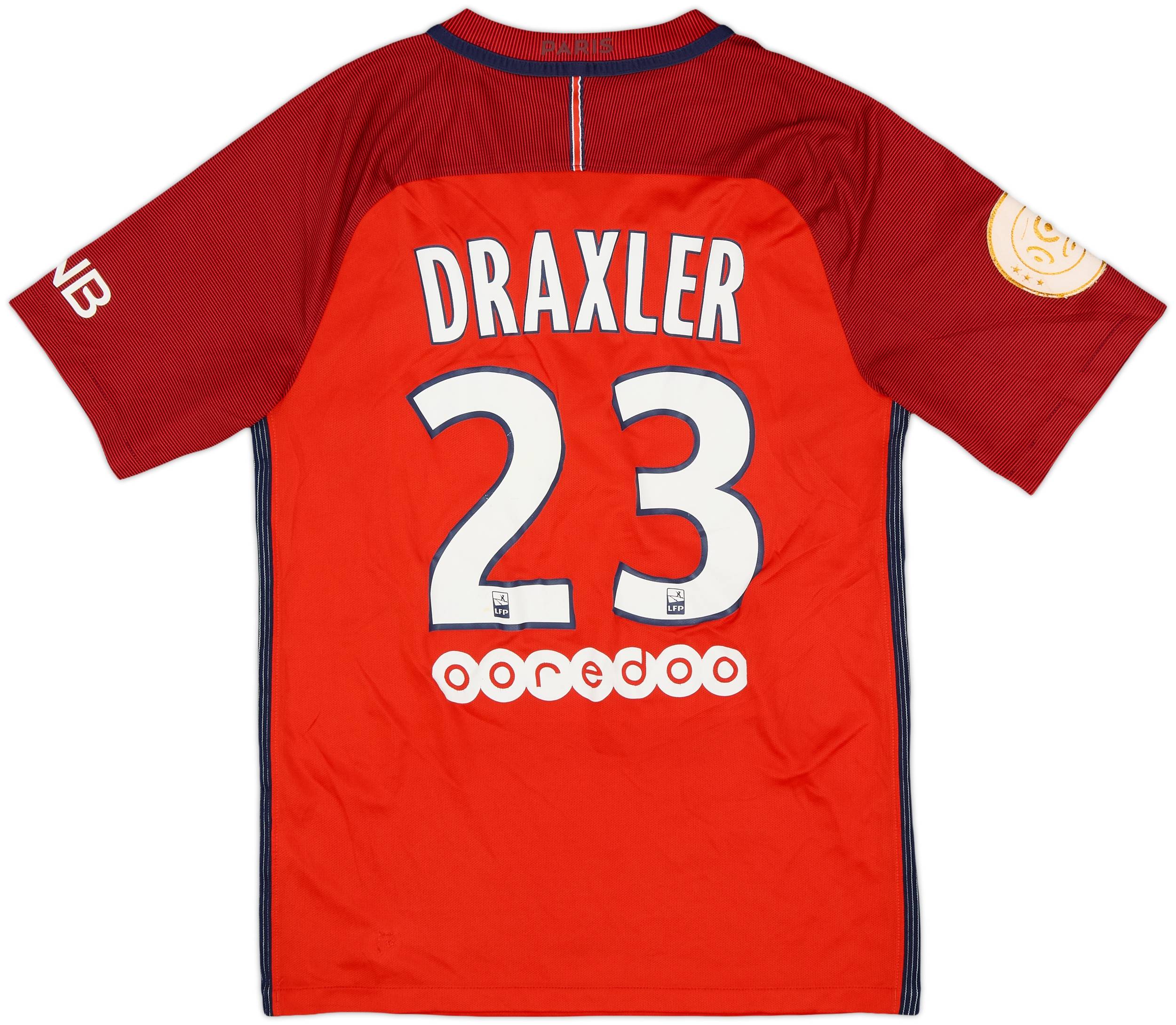 2016-17 Paris Saint-Germain Away Shirt Draxler #23 6/10 (S)