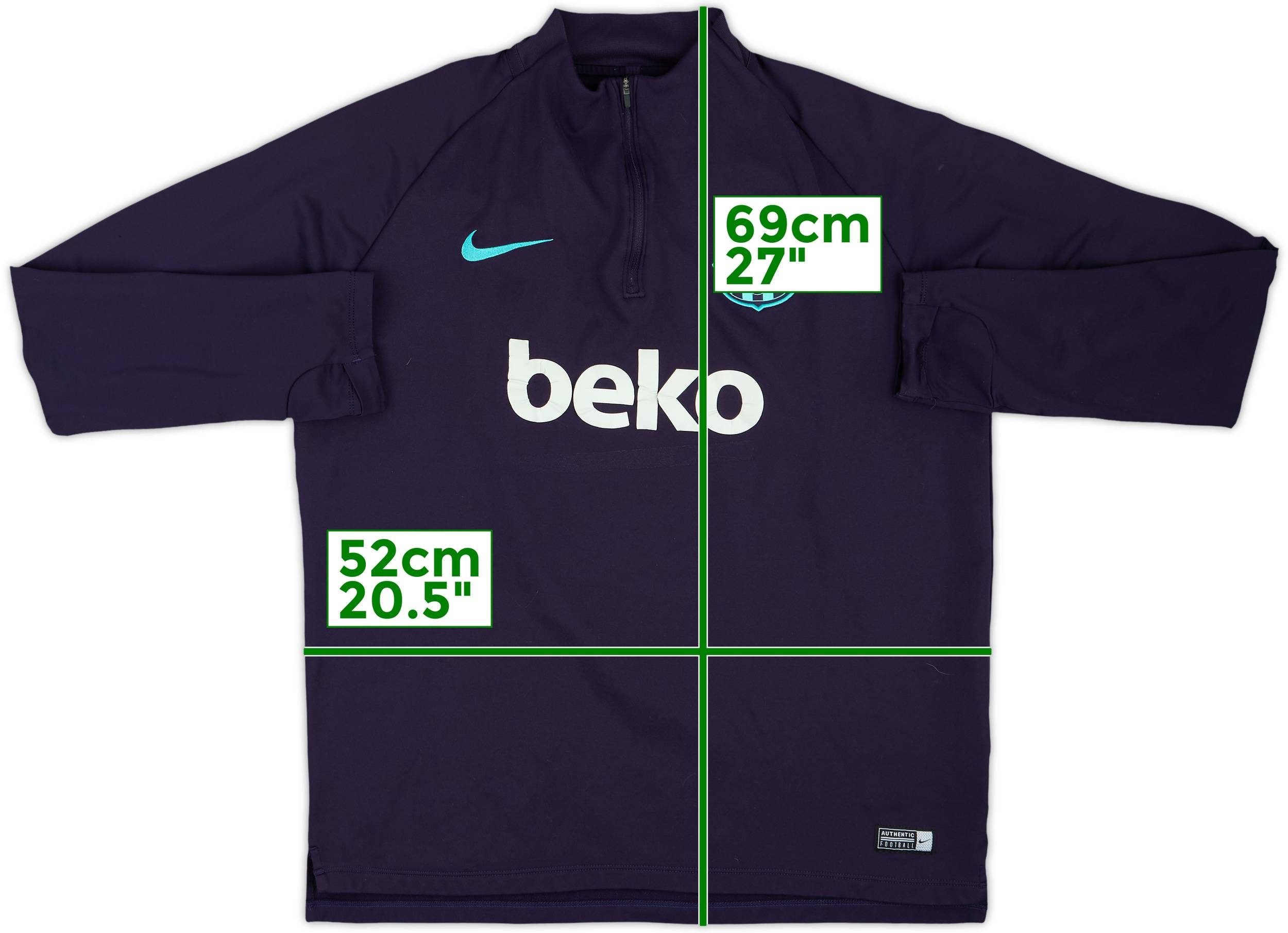 ウェア Nike Barcelona Squad Drill Top 2019/20 Nike Barcelona Squad Drill Top 2019/20 - Blue