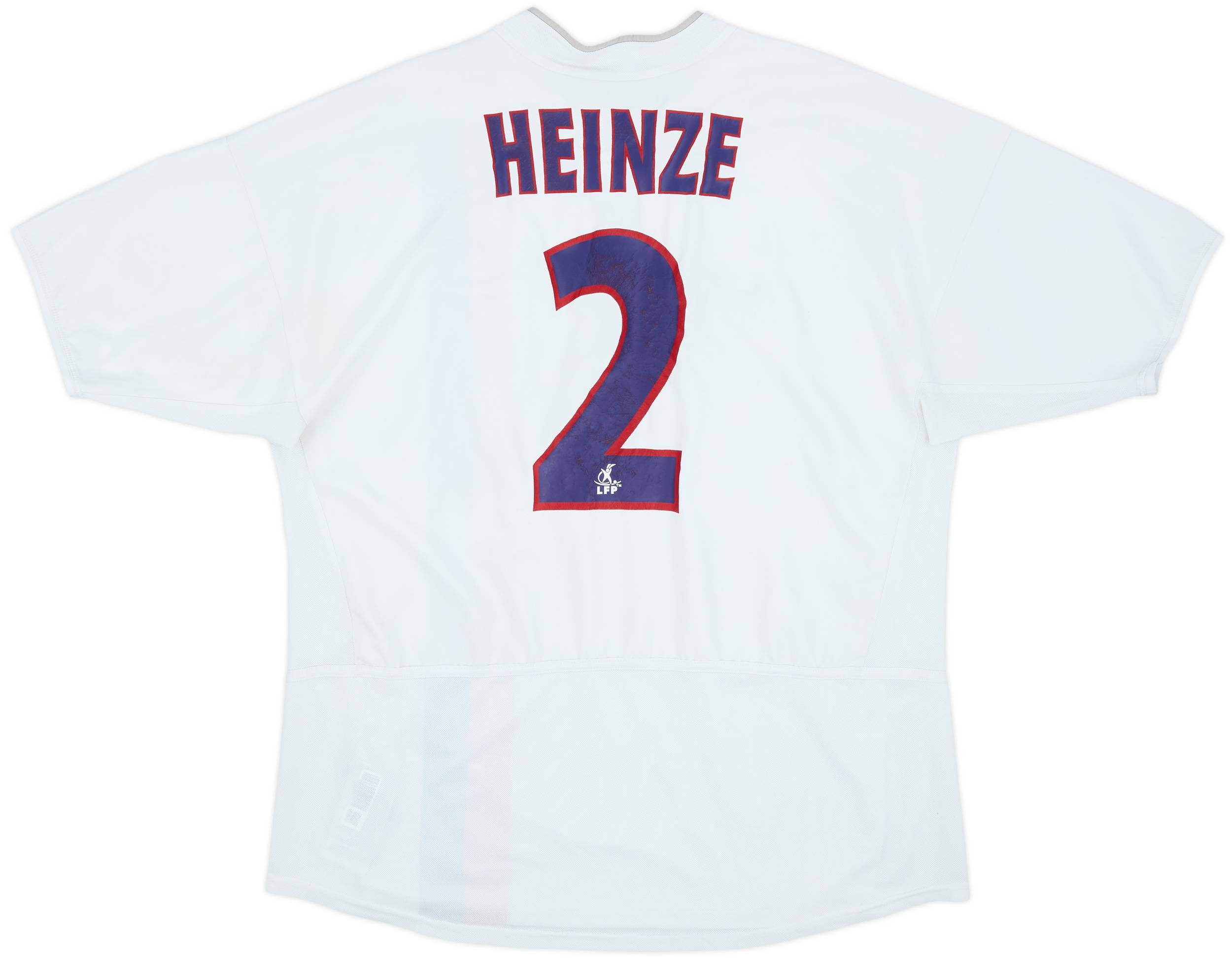 2002-03 Paris Saint-Germain Away Shirt Heinze #2 - 5/10 - (XL)