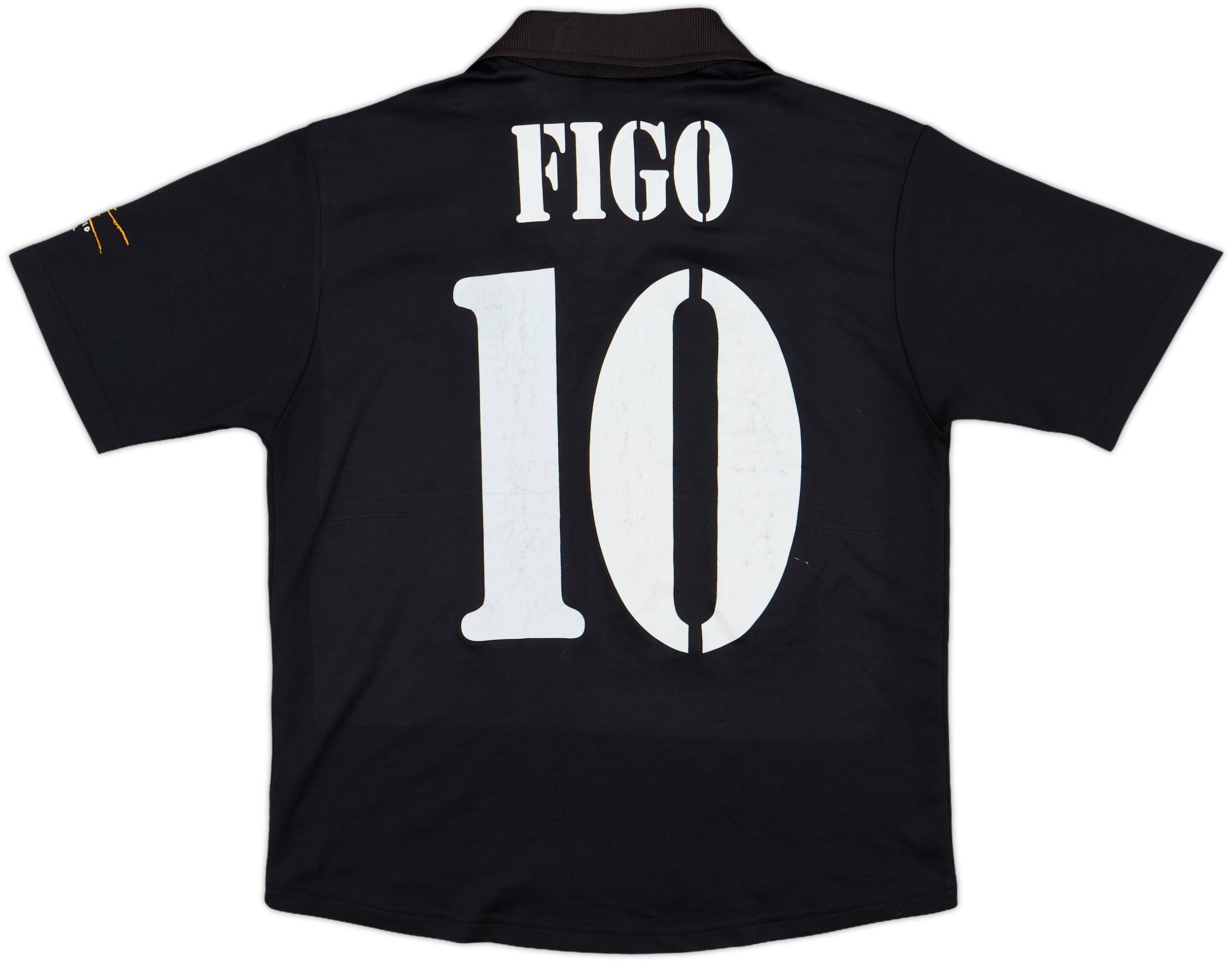 2001 Real Madrid Away Shirt Figo #10 - 8/10 - (L.Boys)