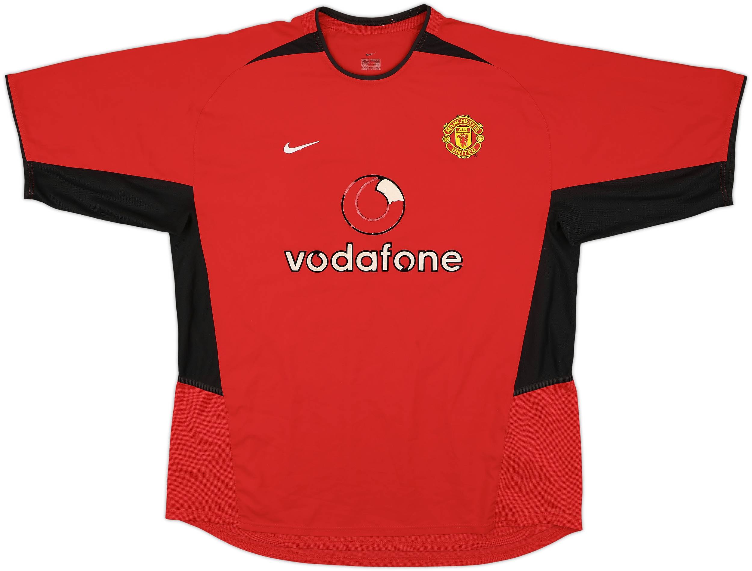 2002-04 Manchester United Home Shirt - 4/10 - (XL)