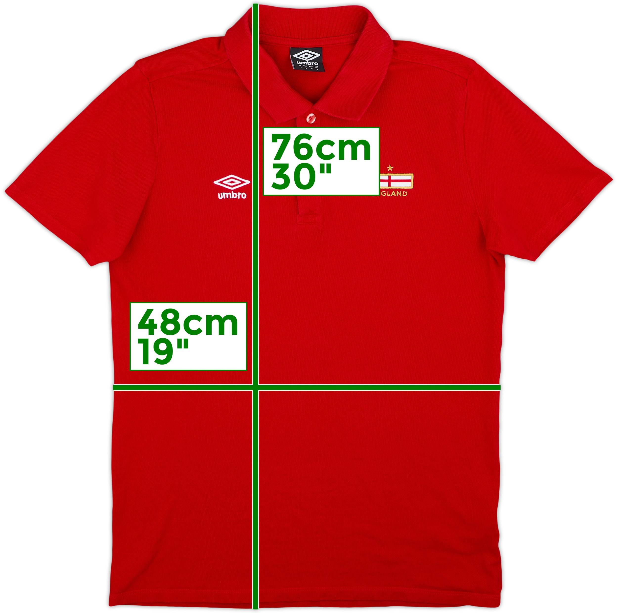 2016-17 England Umbro Polo Shirt - 9/10 - (L)