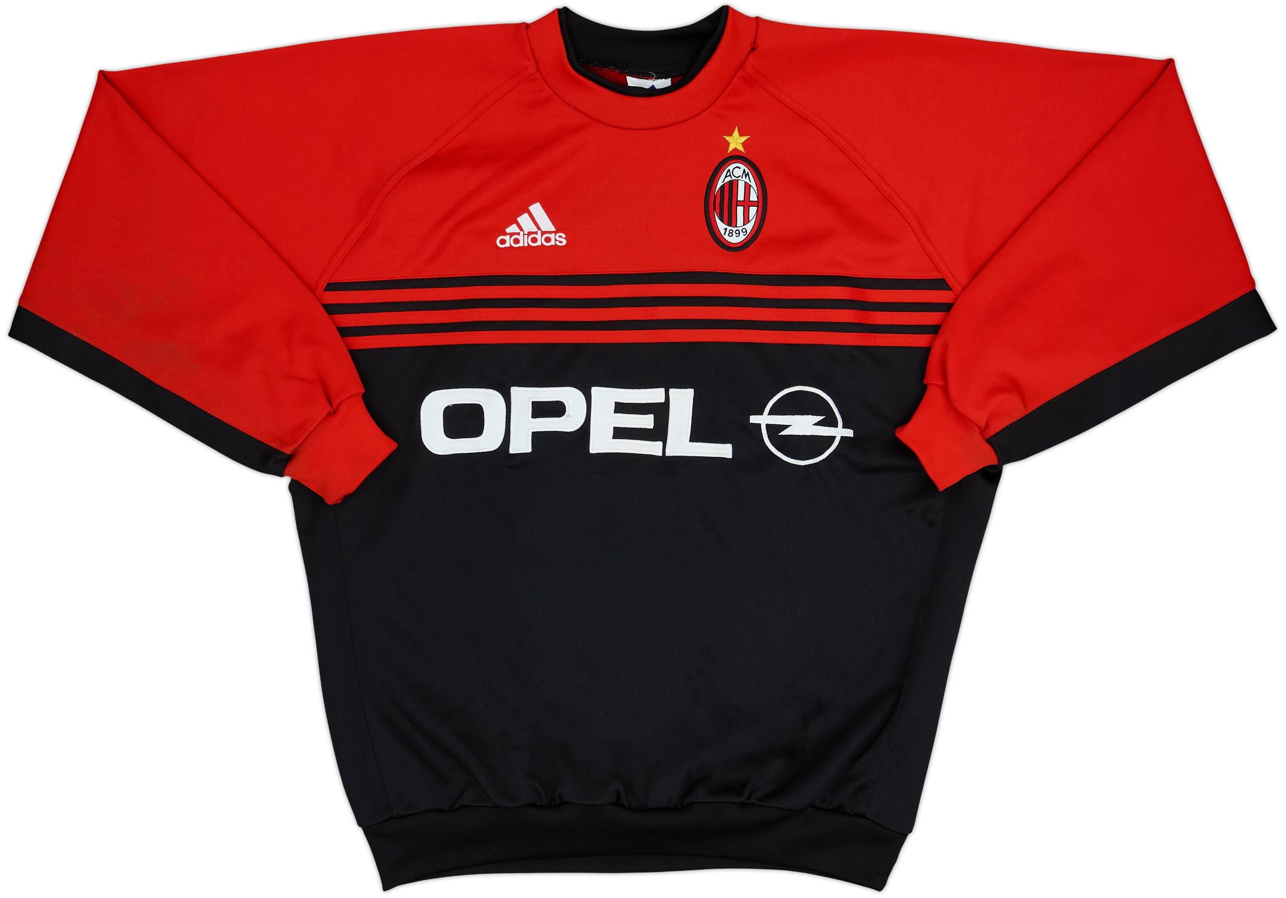 1998-99 AC Milan adidas Sweat Top - 8/10 - (M)