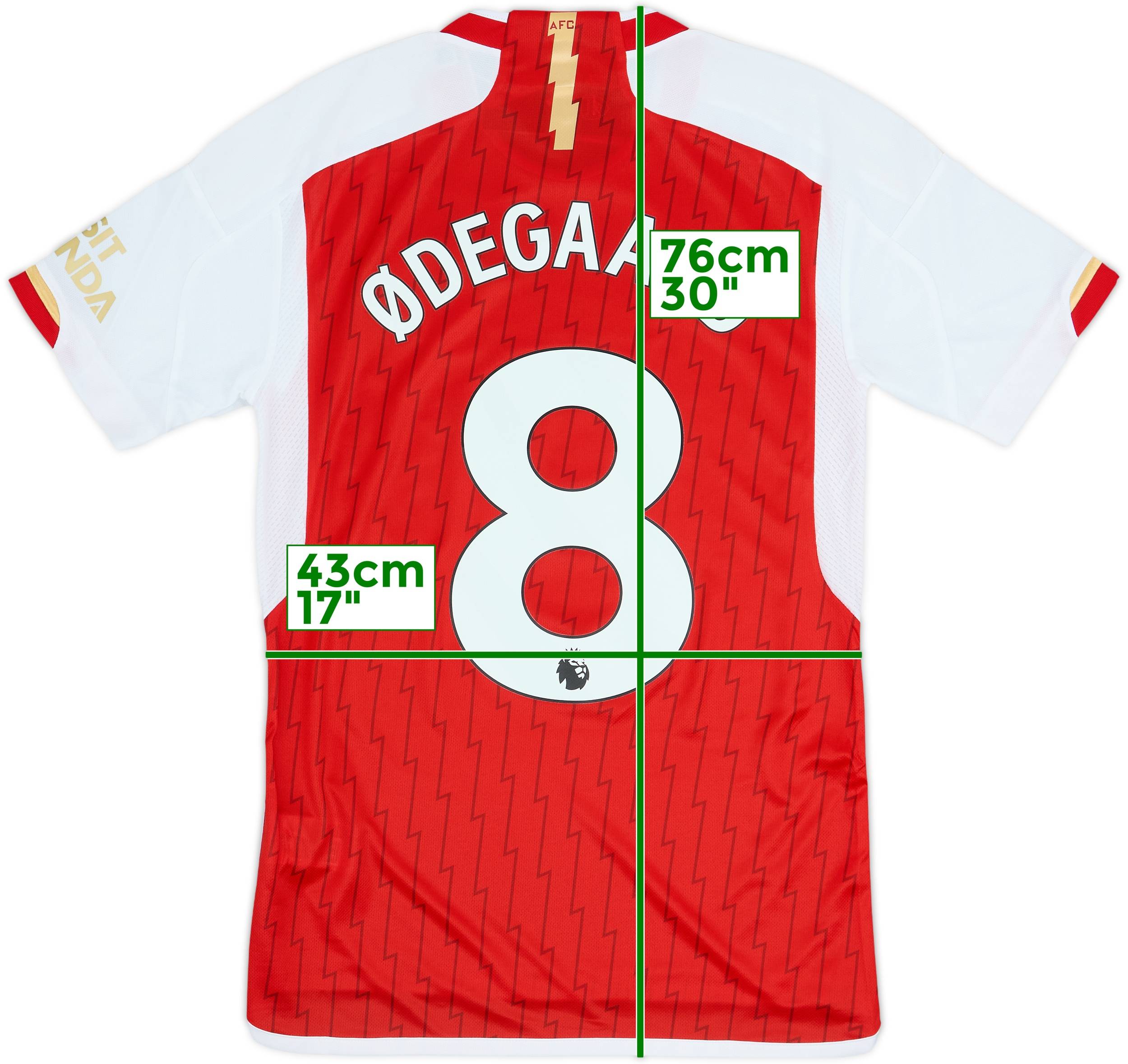 2023-24 Arsenal Home Shirt Odegaard #8 (Women's S)