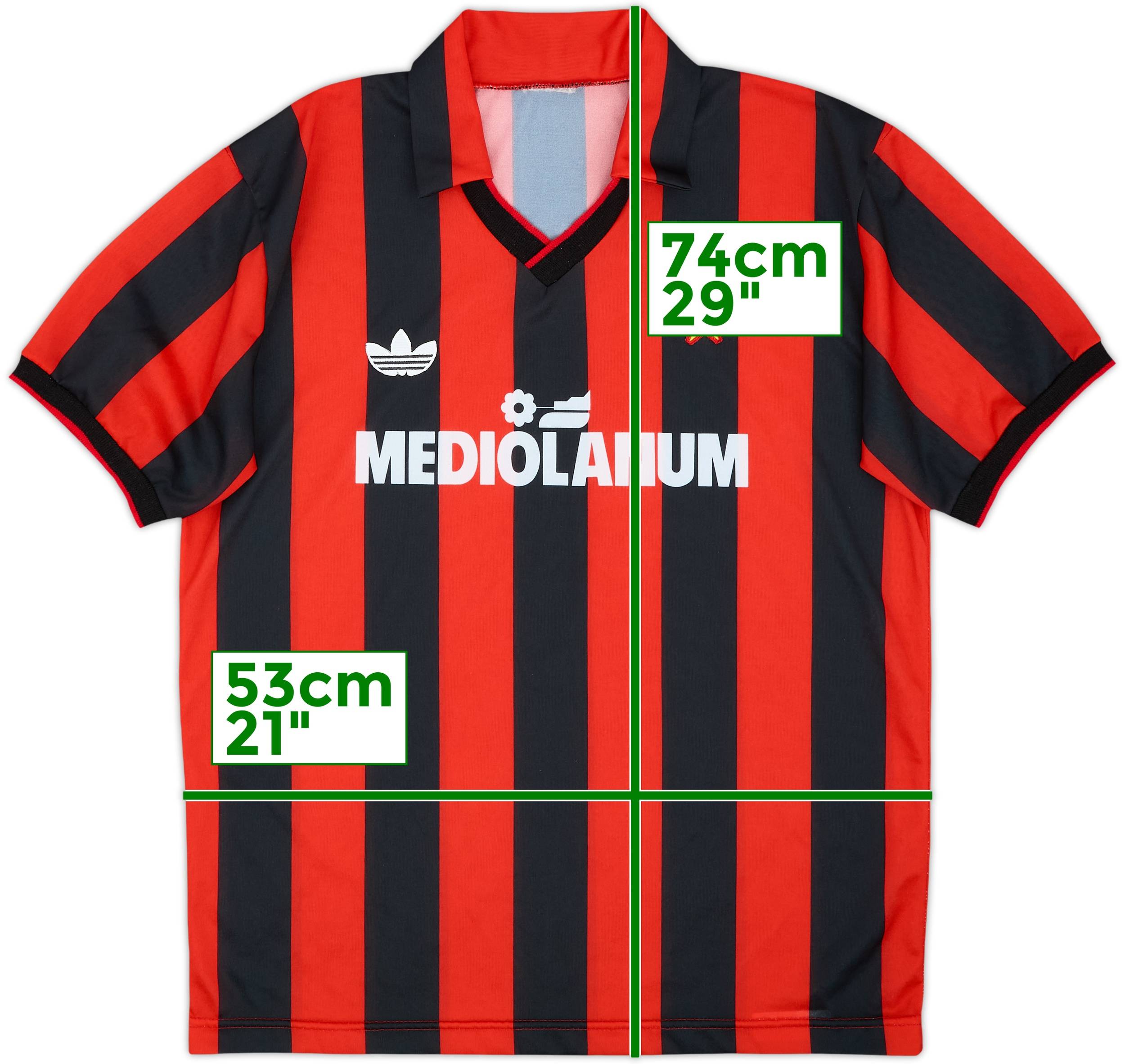 AC Milan 1990年代 長袖シャツ L 1990-91 AC Milan Home Shirt - 8/10 - (L)