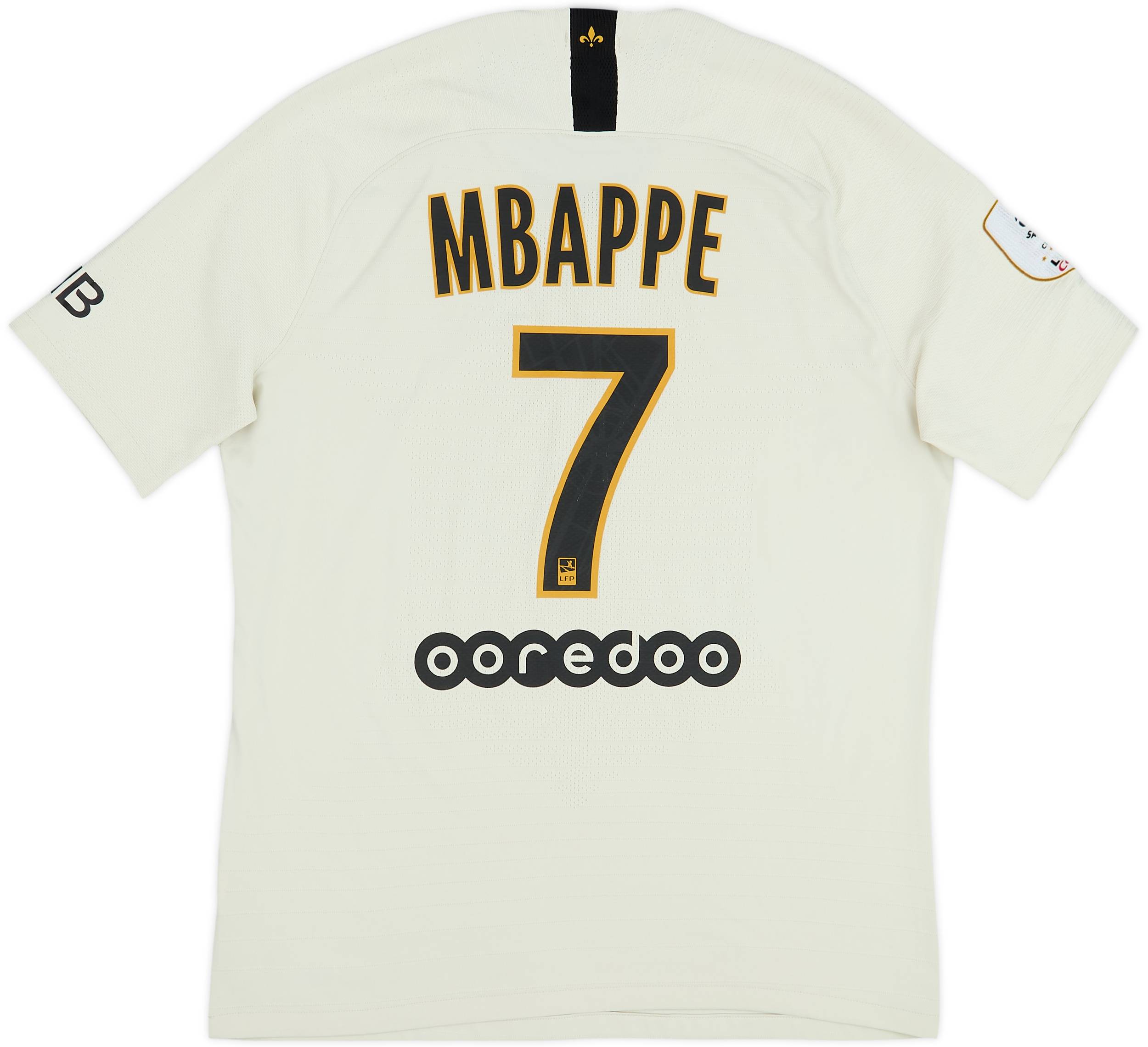 2018-19 Paris Saint-Germain Authentic Away Shirt Mbappe #7 - 7/10